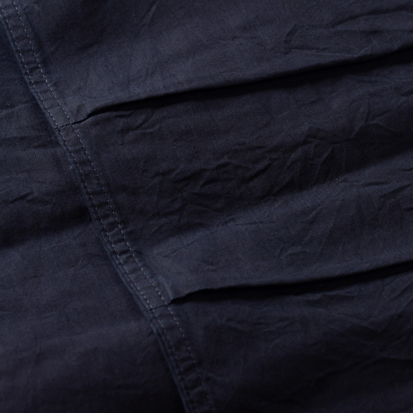 déail flâneurs pantalon FOB Factory F0545 Nylon Tuck Pants Indigo (3)