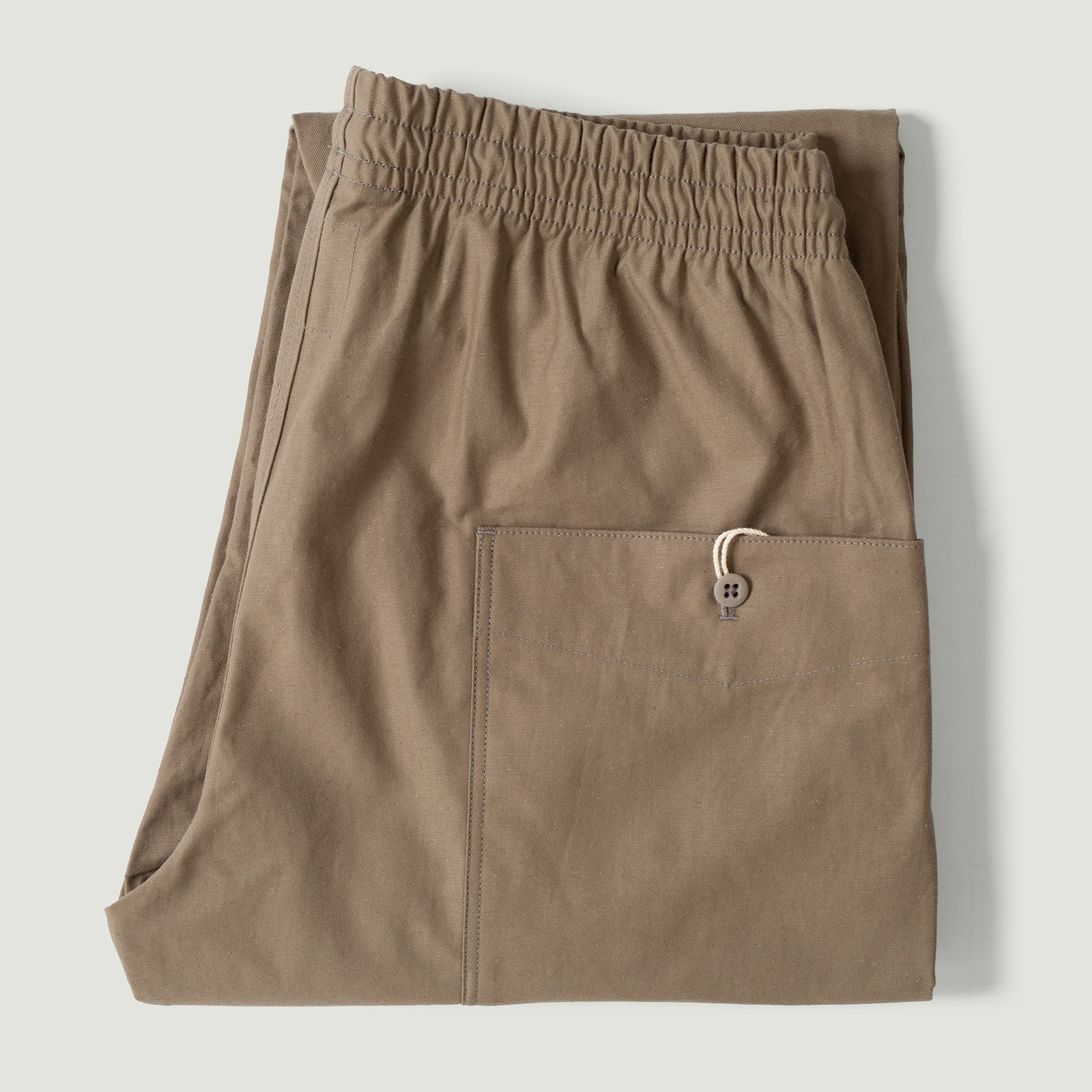 Back Nep Umps Pants Sepia