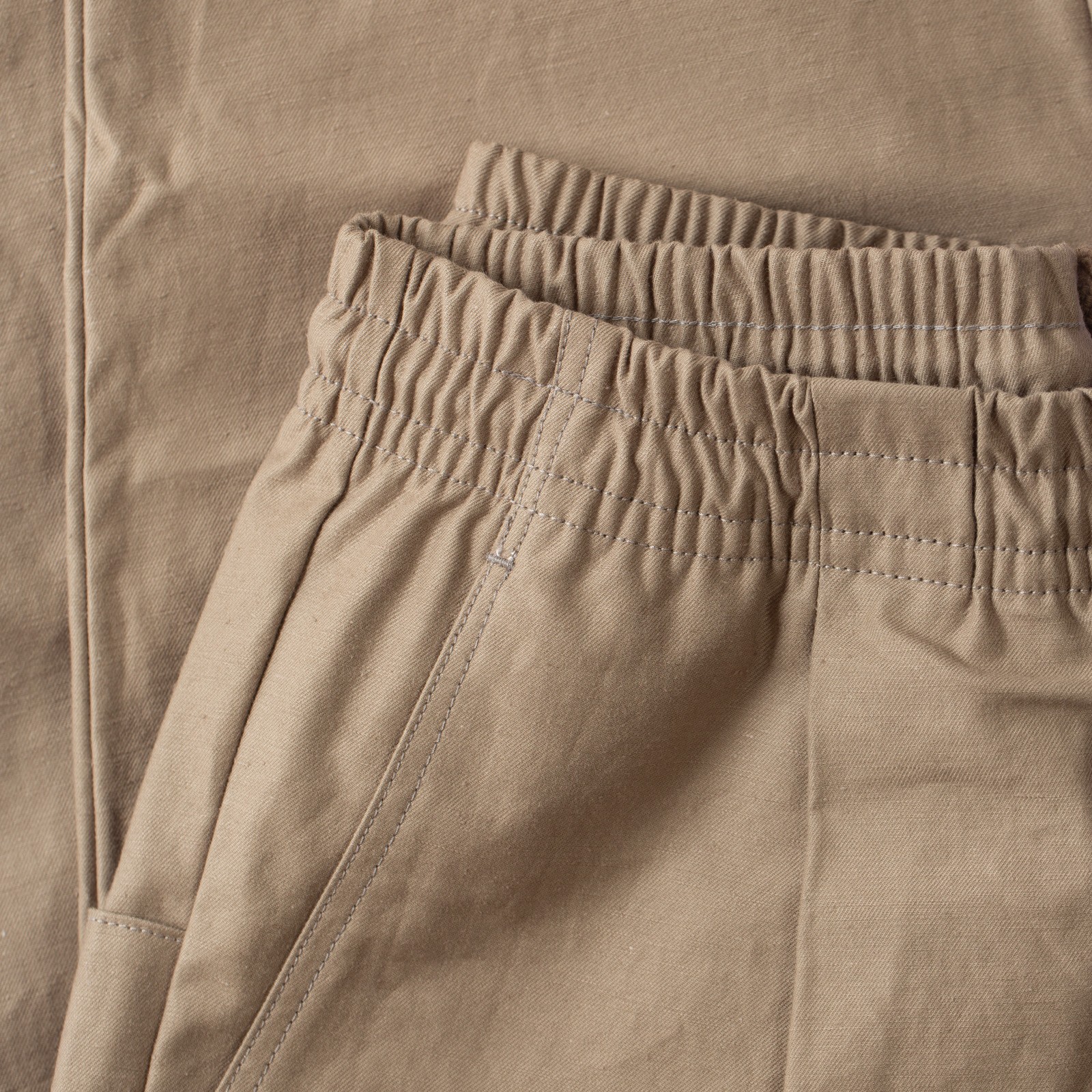 Back Nep Umps Pants Sepia