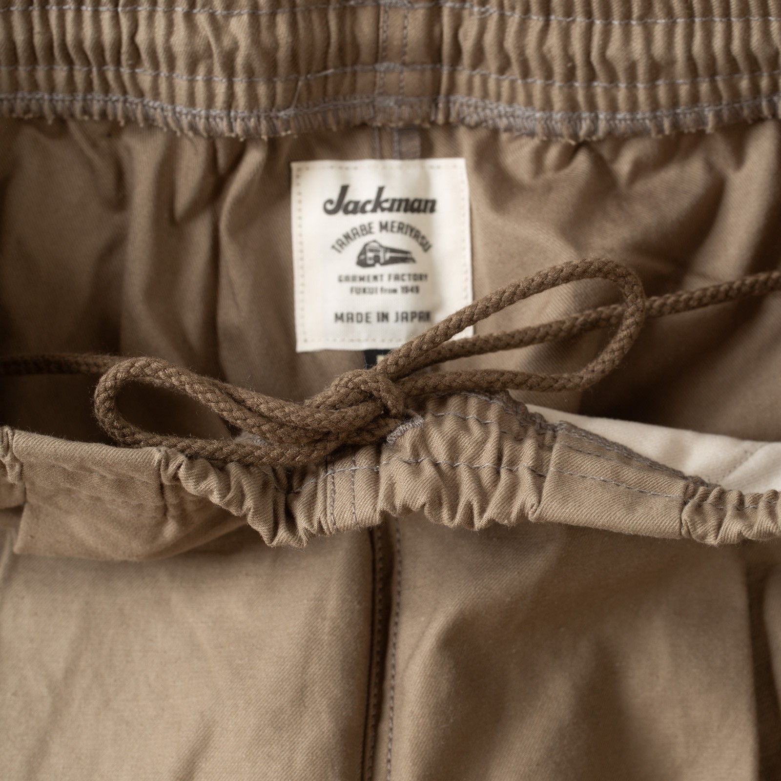 Back Nep Umps Pants Sepia