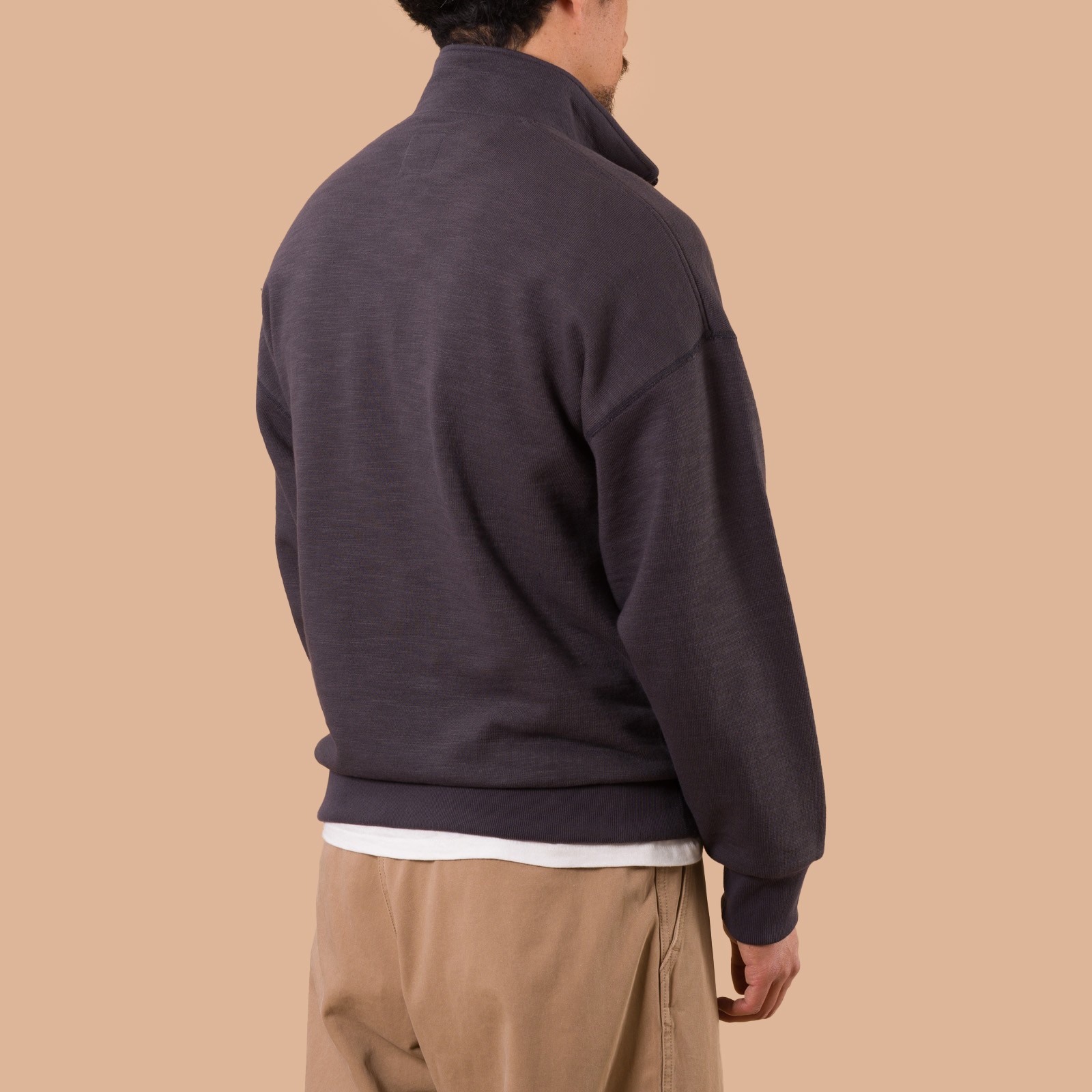 GG Sweat Half-Zip Ink Black