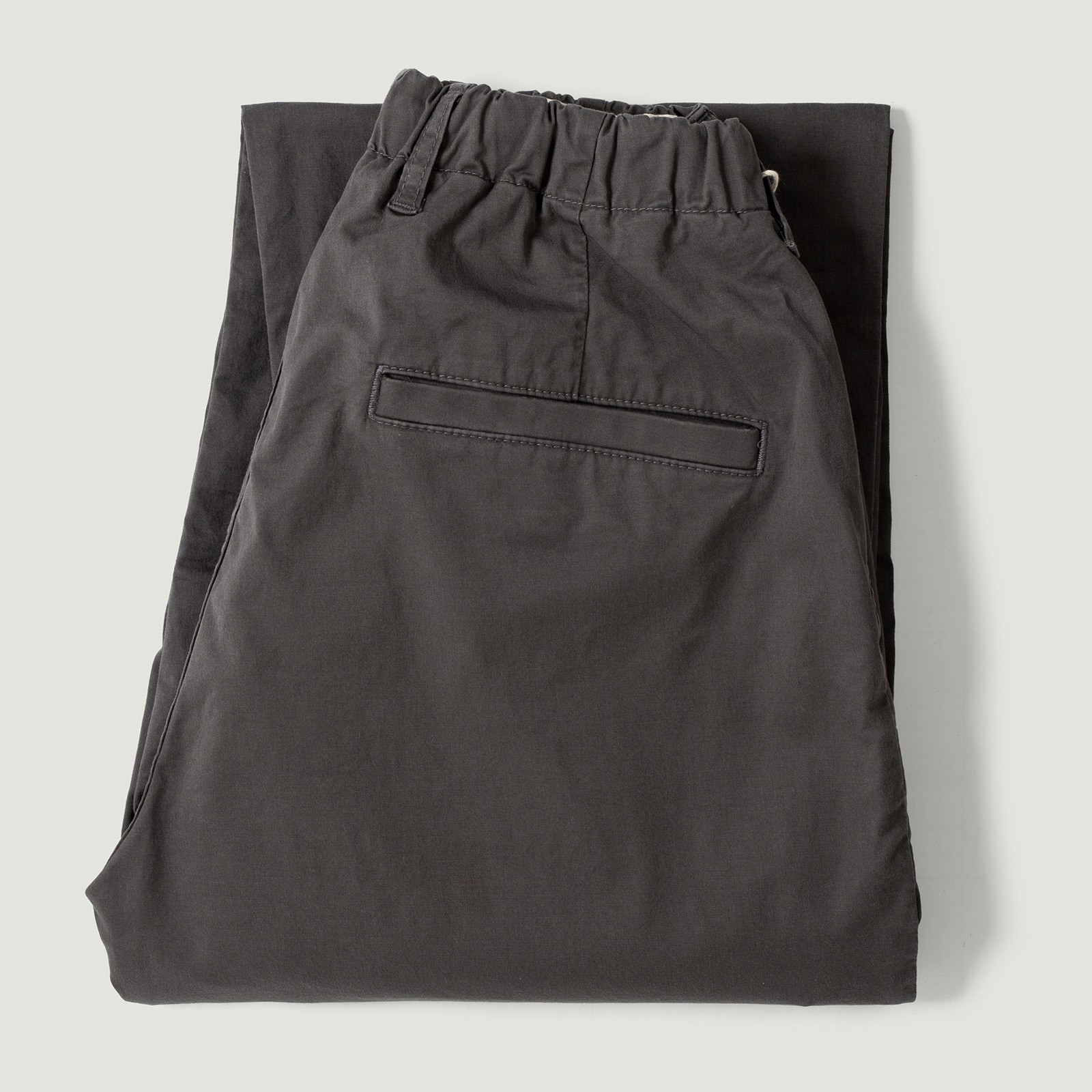 Vignettes flâneurs pantalon FOB Factory F0549 Stretch Twill Easy Pants Charcoal