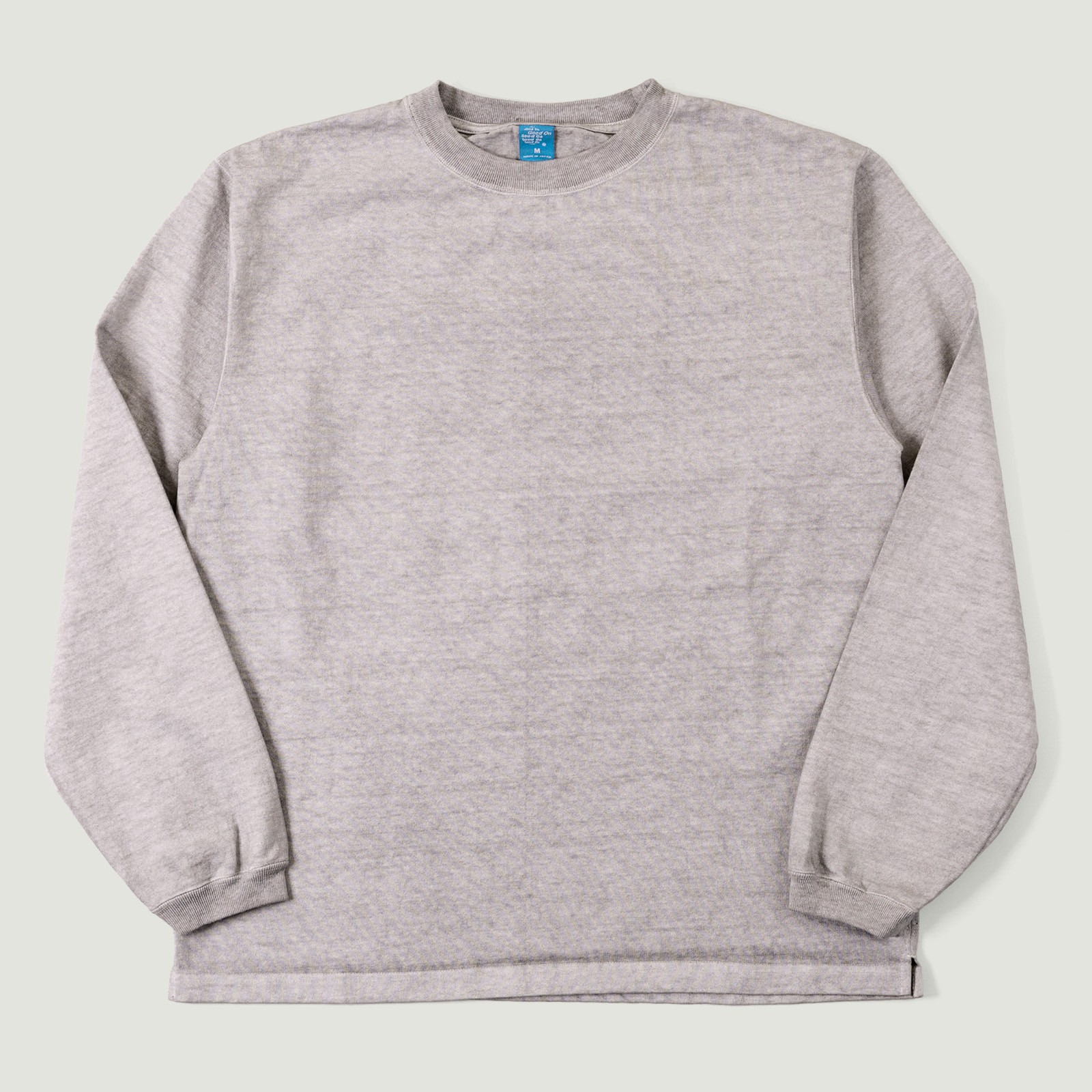 Image-Flâneurs_GOOD ON / L/S Heavy Crew Tee p-ash vignette