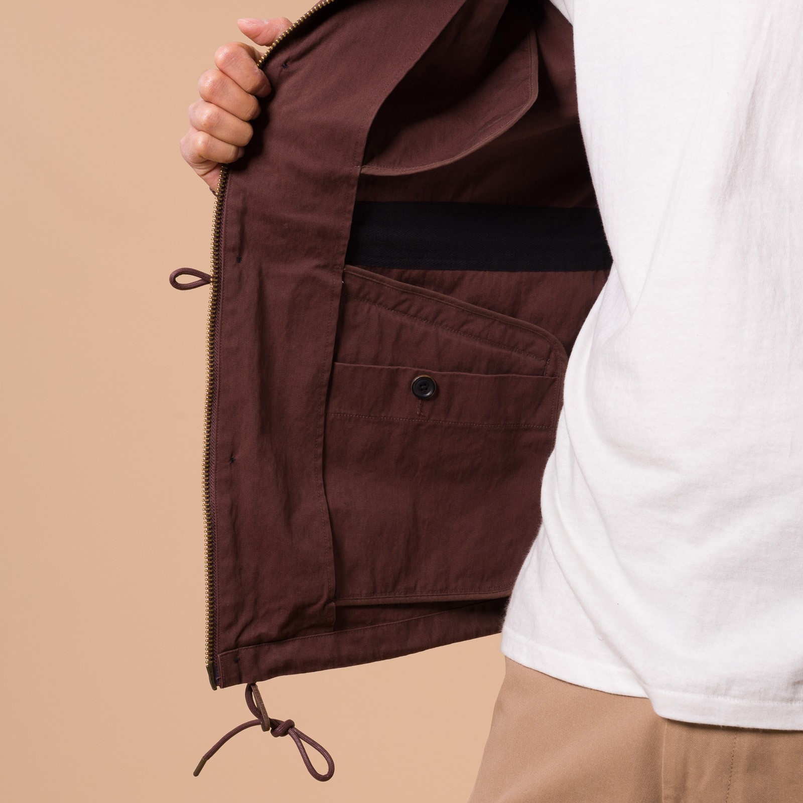 image flâneurs FRIZMWORKS / French M47 Parka Brown de détail 3