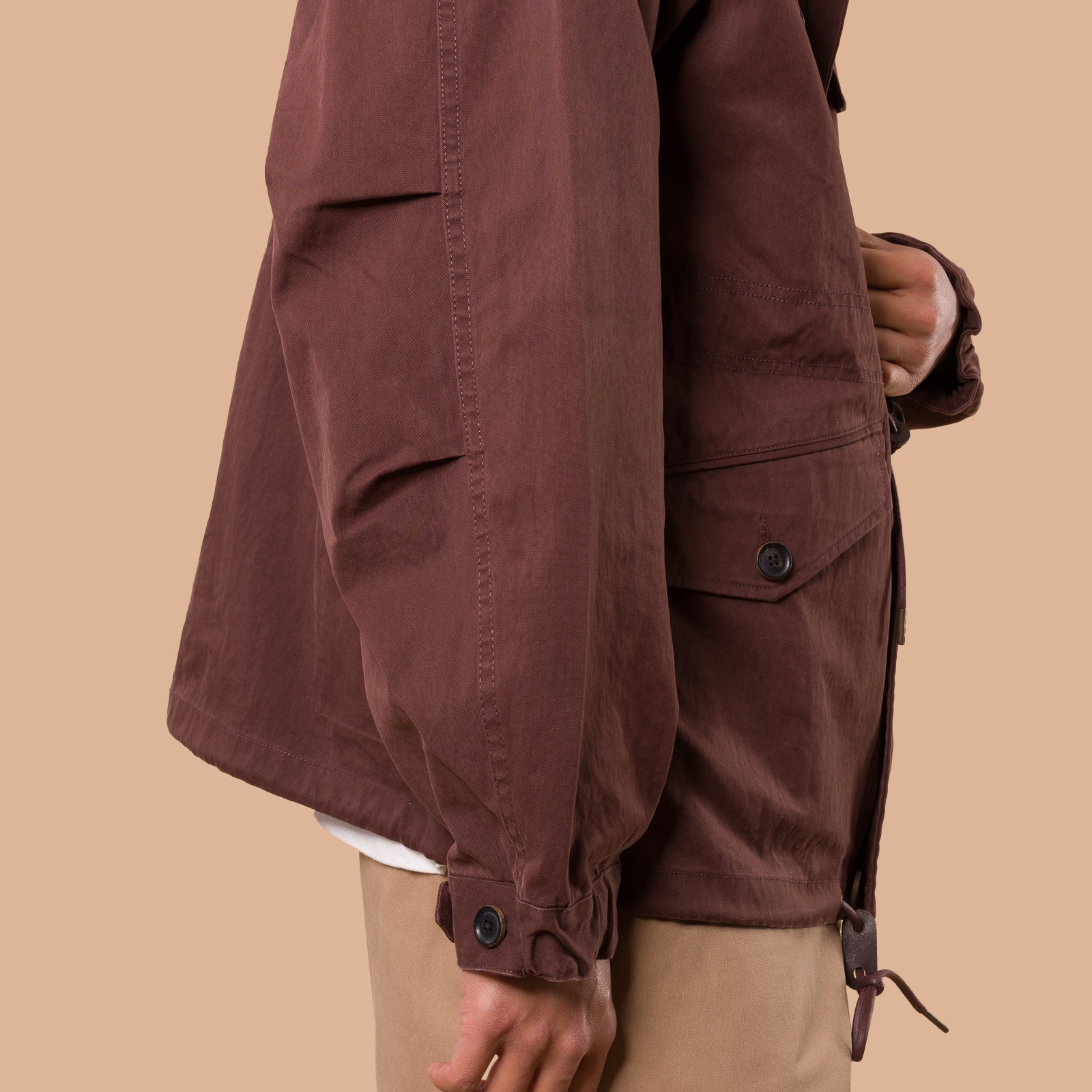 image flâneurs FRIZMWORKS / French M47 Parka Brown de détail 2