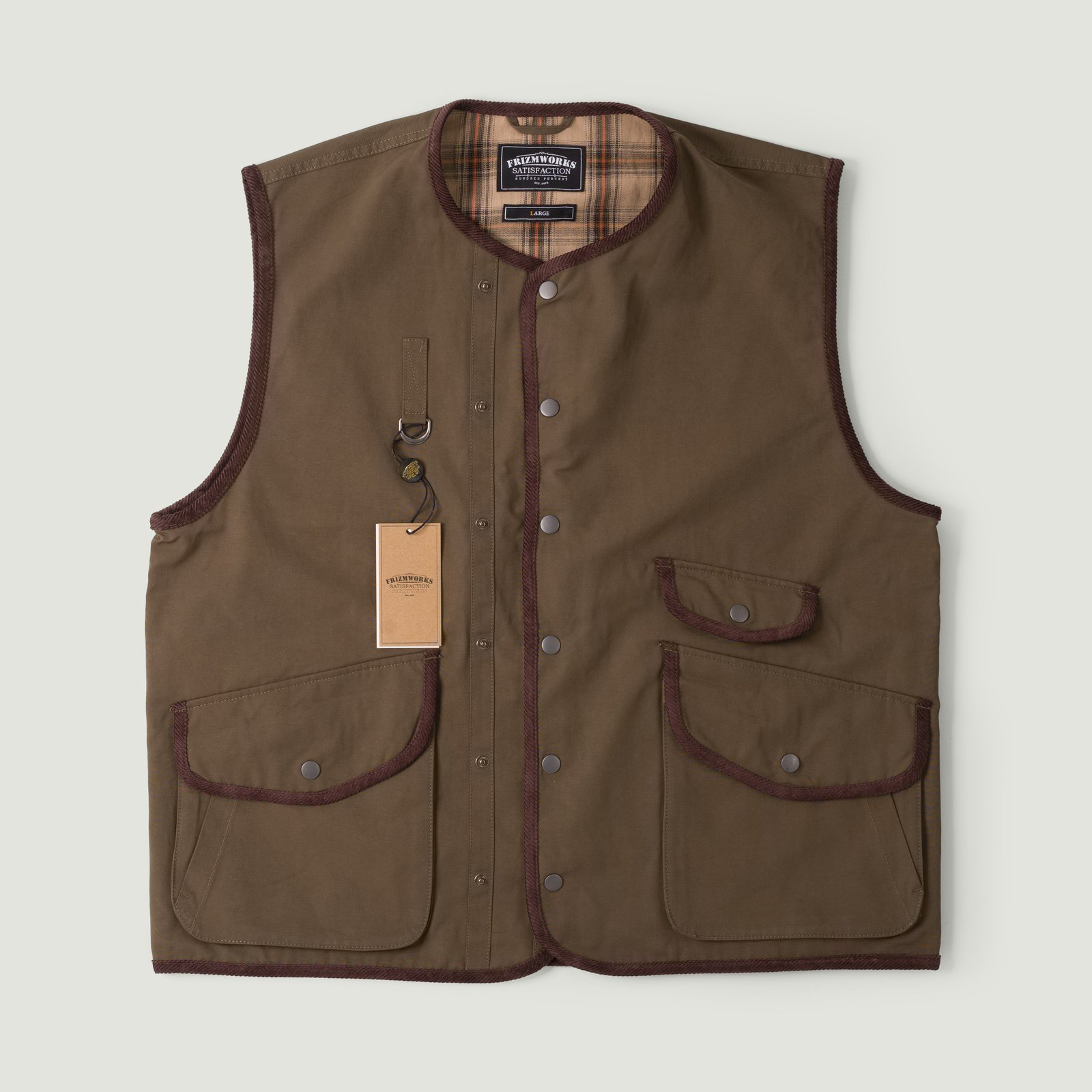 image flâneurs FRIZMWORKS / Heritage Hunting Vest olive vignette