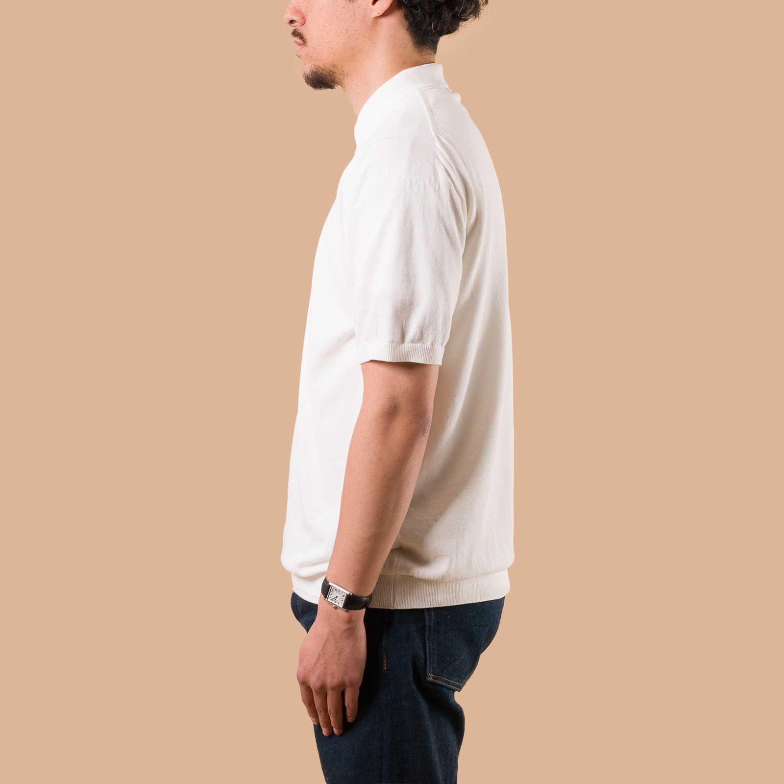 image flâneurs MOONCASTLE / Ice Cotton Poloneck Off White profil