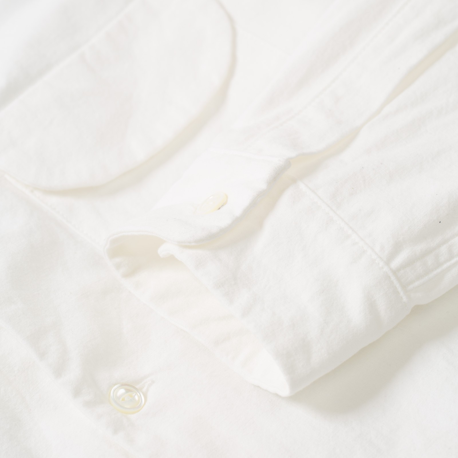 F3514 Open Collar Shirt White