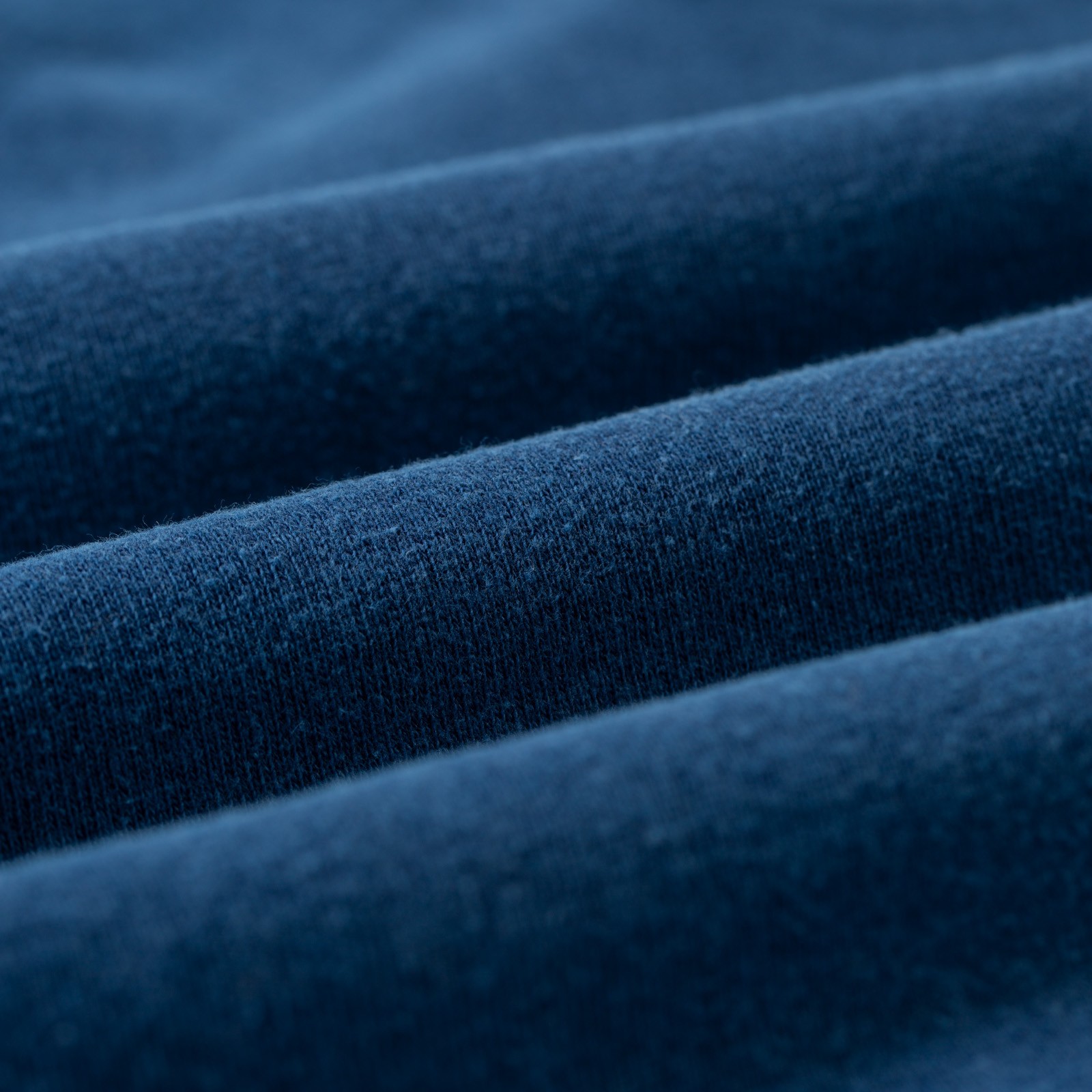 détails flaneurs DUBBLE WORKS  Loopwheel Sweat Hoodie Indigo Dye (3)