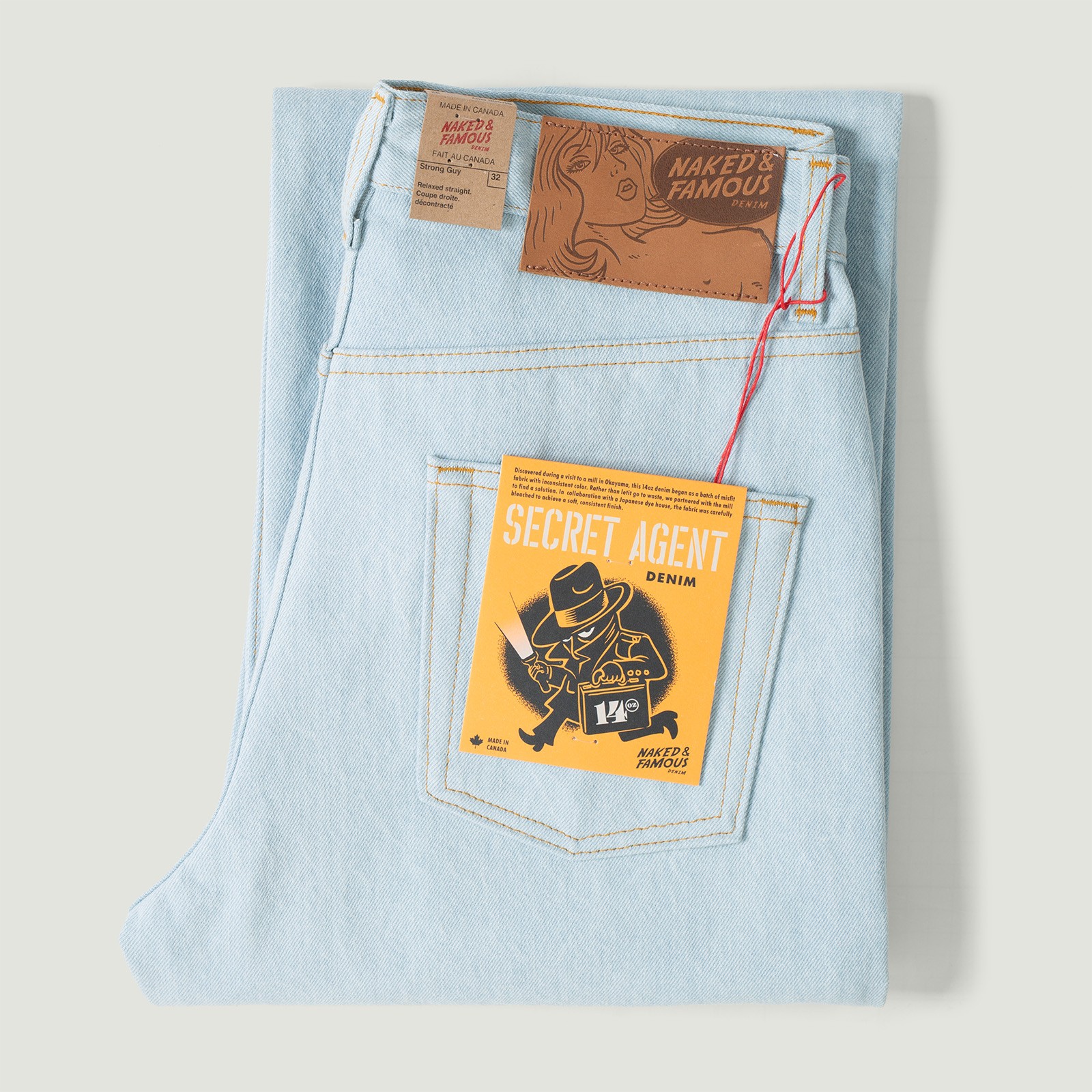 Vignettes flaneurs NAKED & FAMOUS Secret Agent Denim WeirdGuy