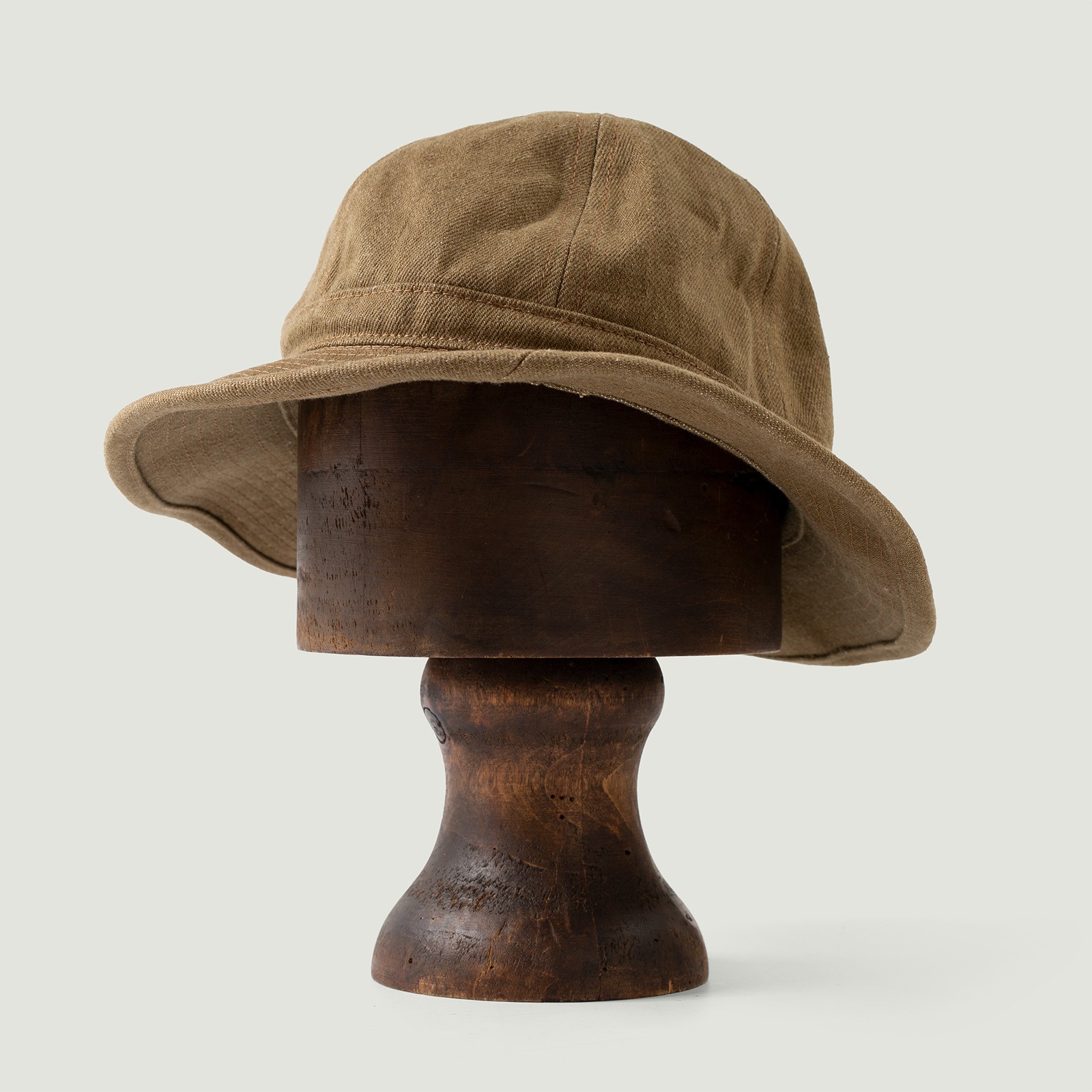 Vignettes flaneurs BEAMS PLUS chapeau MIL Hat Brown Denim