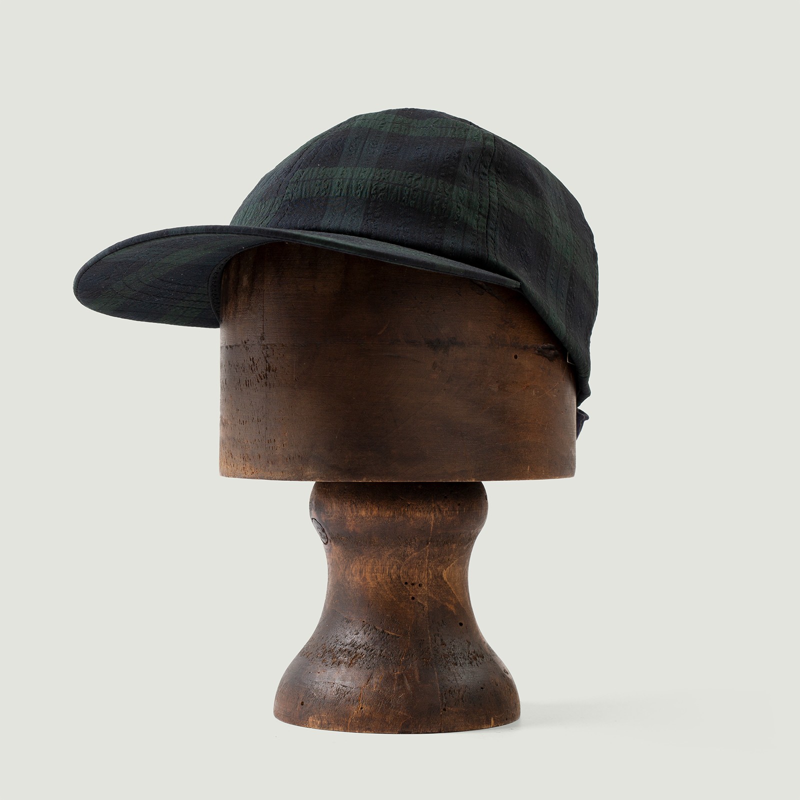 Vignettes flaneurs BEAMS PLUS casquette 6 Panel Regimental Strap Sucker Cap Black Watch