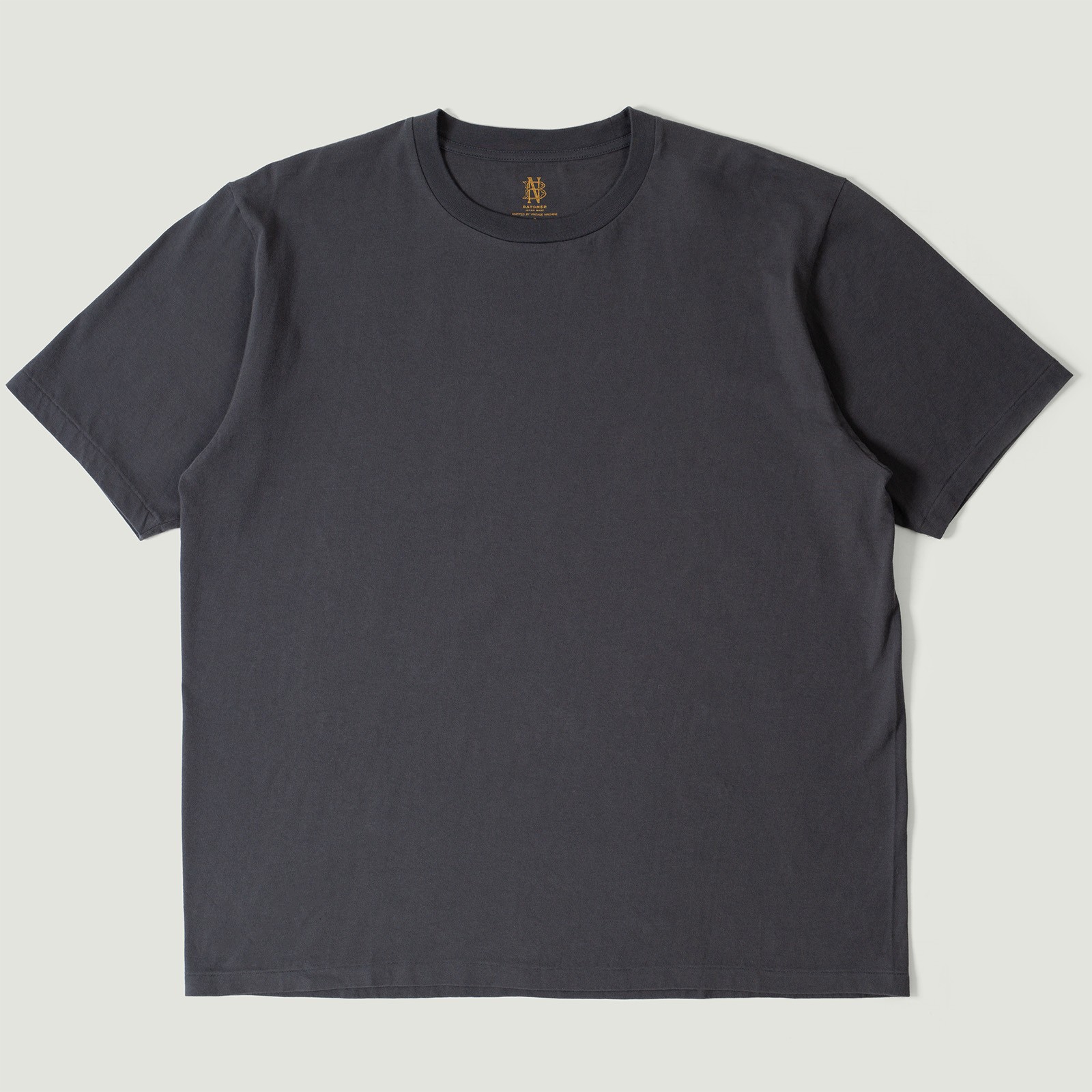 Vignettes flaneurs BATONER Light Meriyasu T-Shirt charcoal