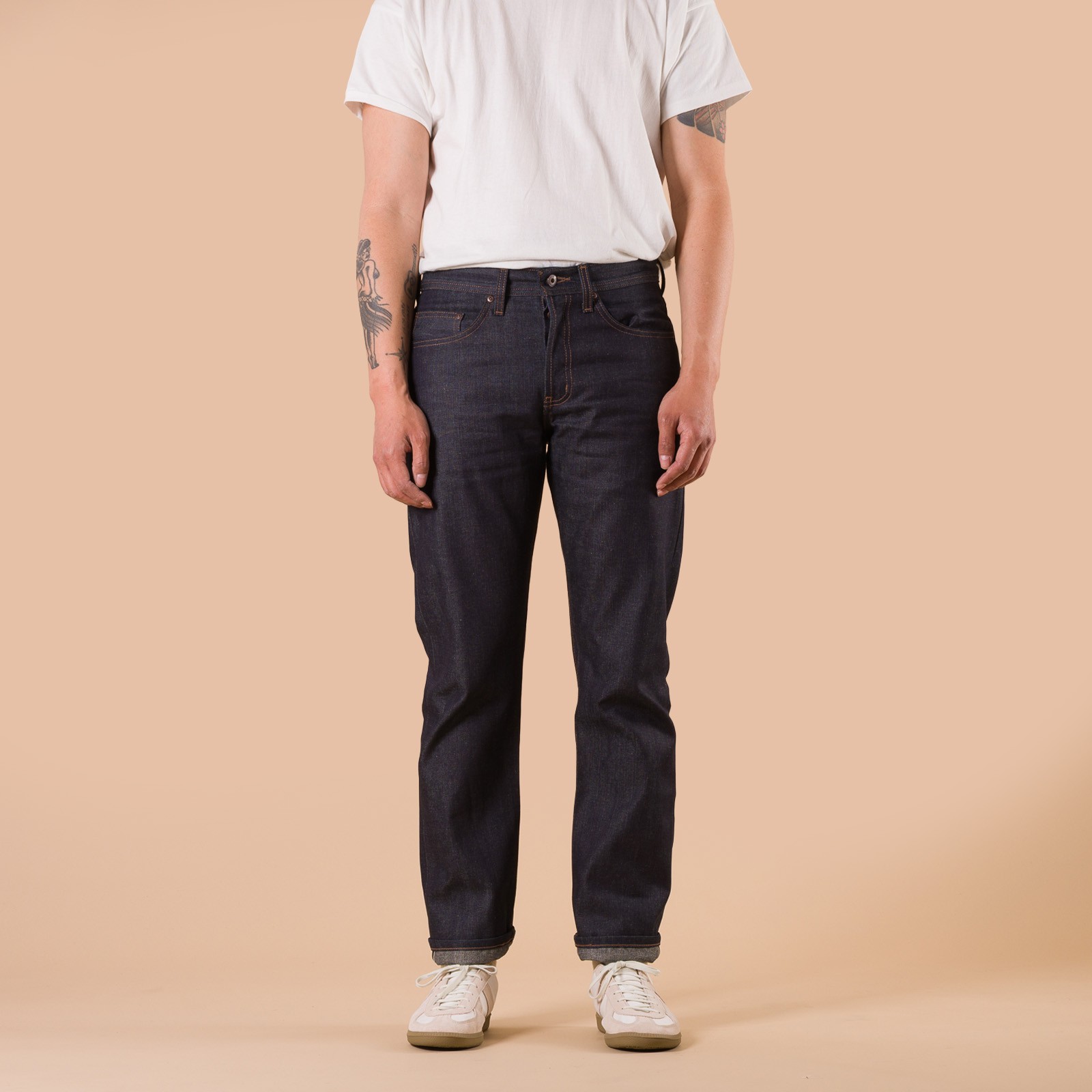 image flâneurs NAKED & FAMOUS / WeirdGuy Hemp Blend Selvedge de face