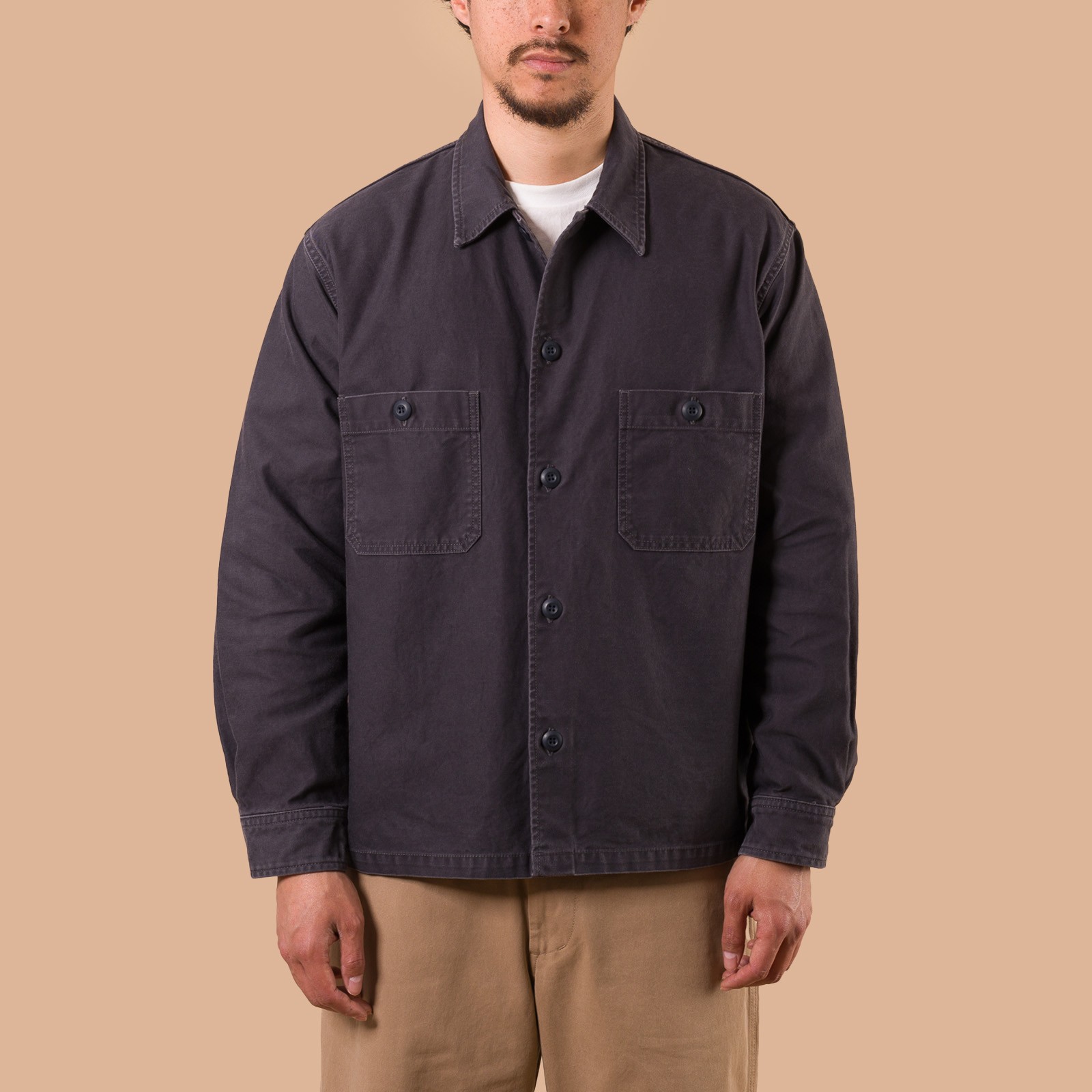 image flaneurs JAPAN BLUE JEANS  Battle Dress Uniform Shirts Black