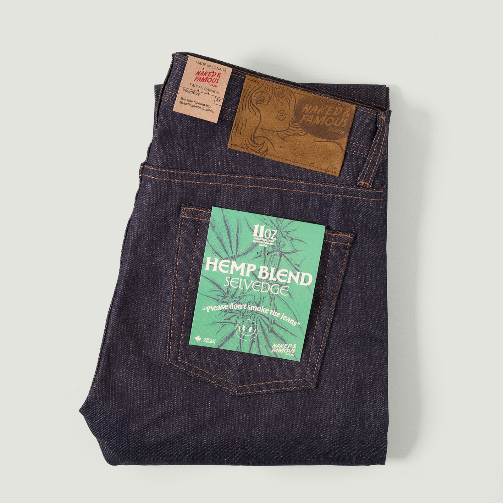 image flâneurs NAKED & FAMOUS / WeirdGuy Hemp Blend Selvedge vignette