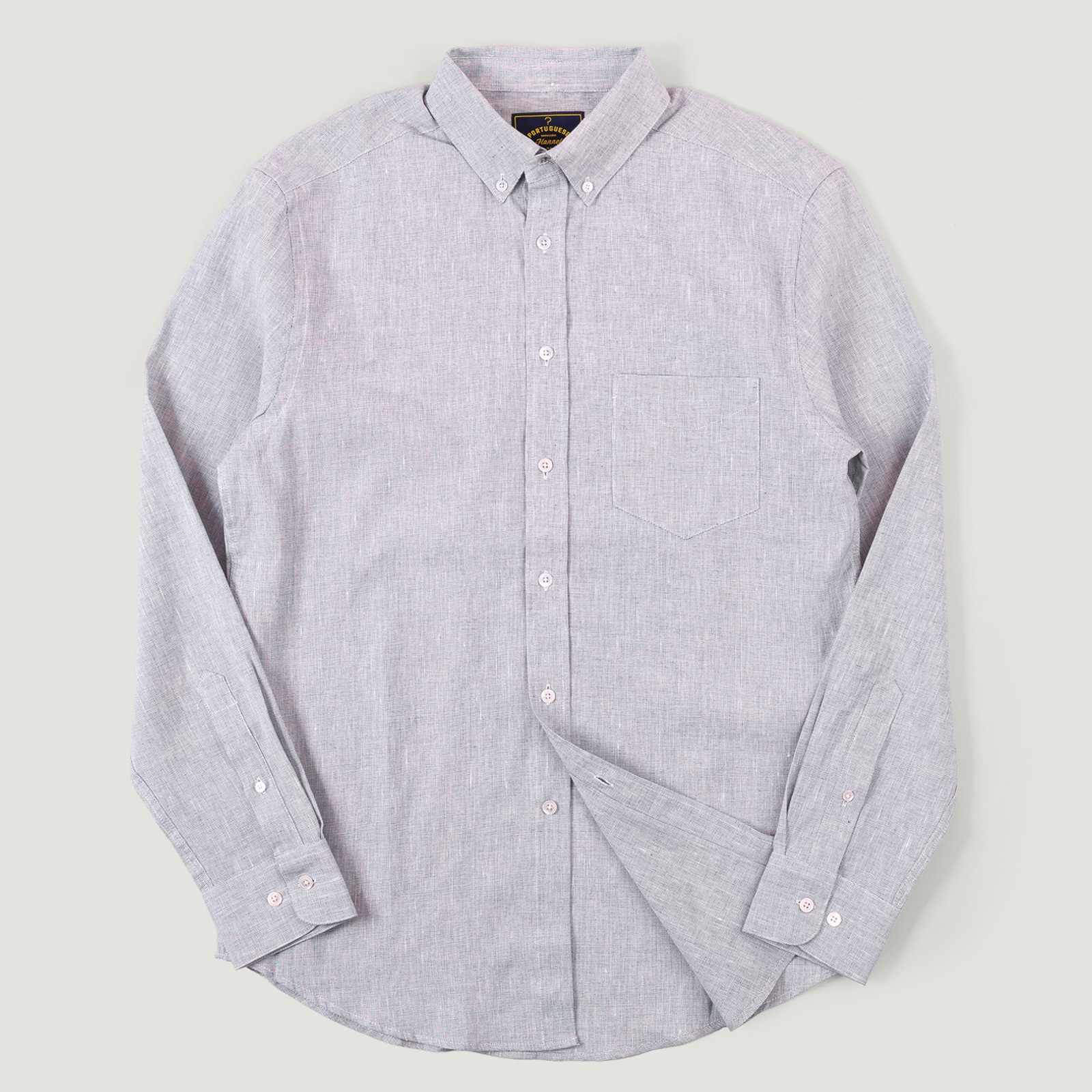 Image Flâneurs PORTUGUESE FLANNEL / Granular Shirt Blue vignette