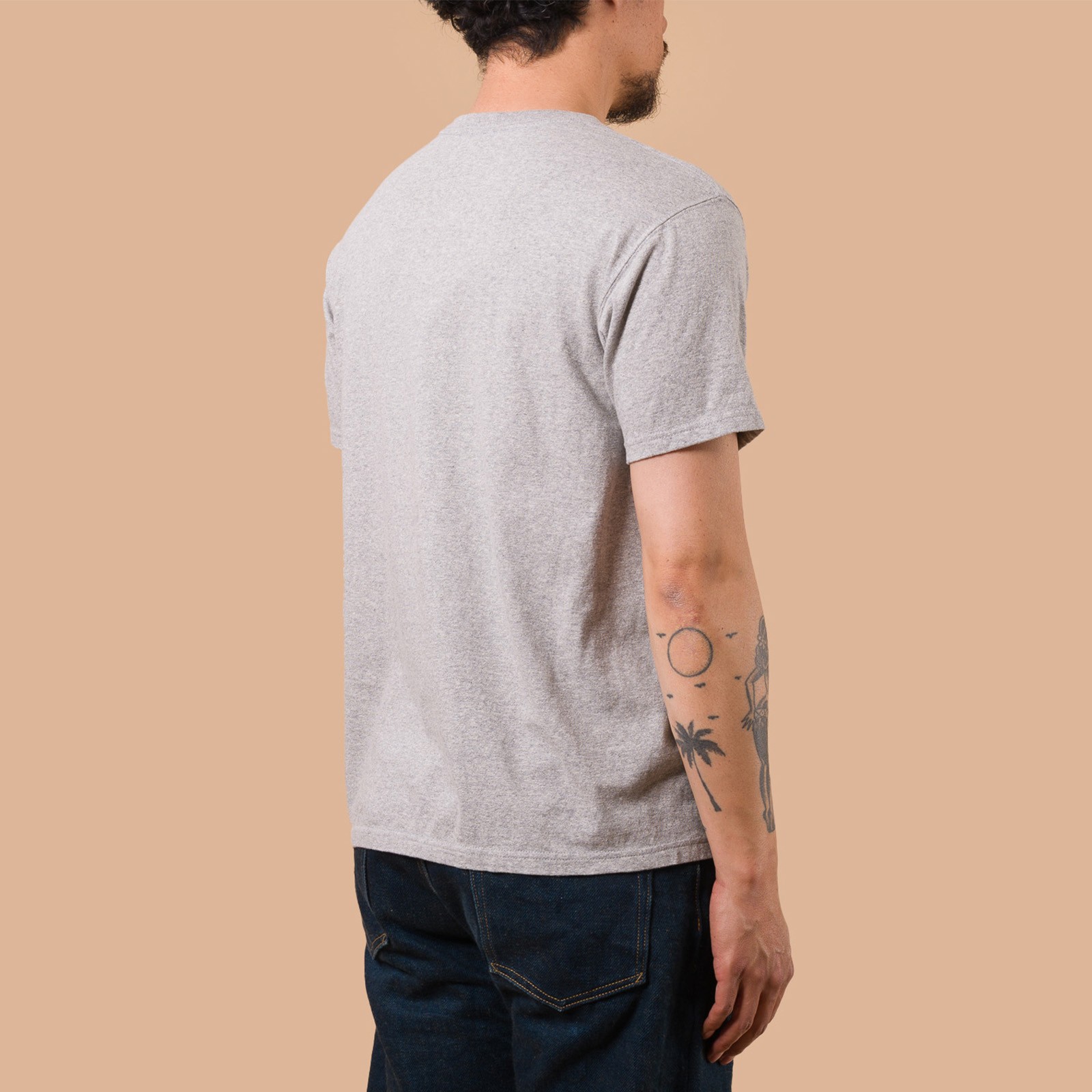 Short Sleeve Crew T-Shirt in Metal Color