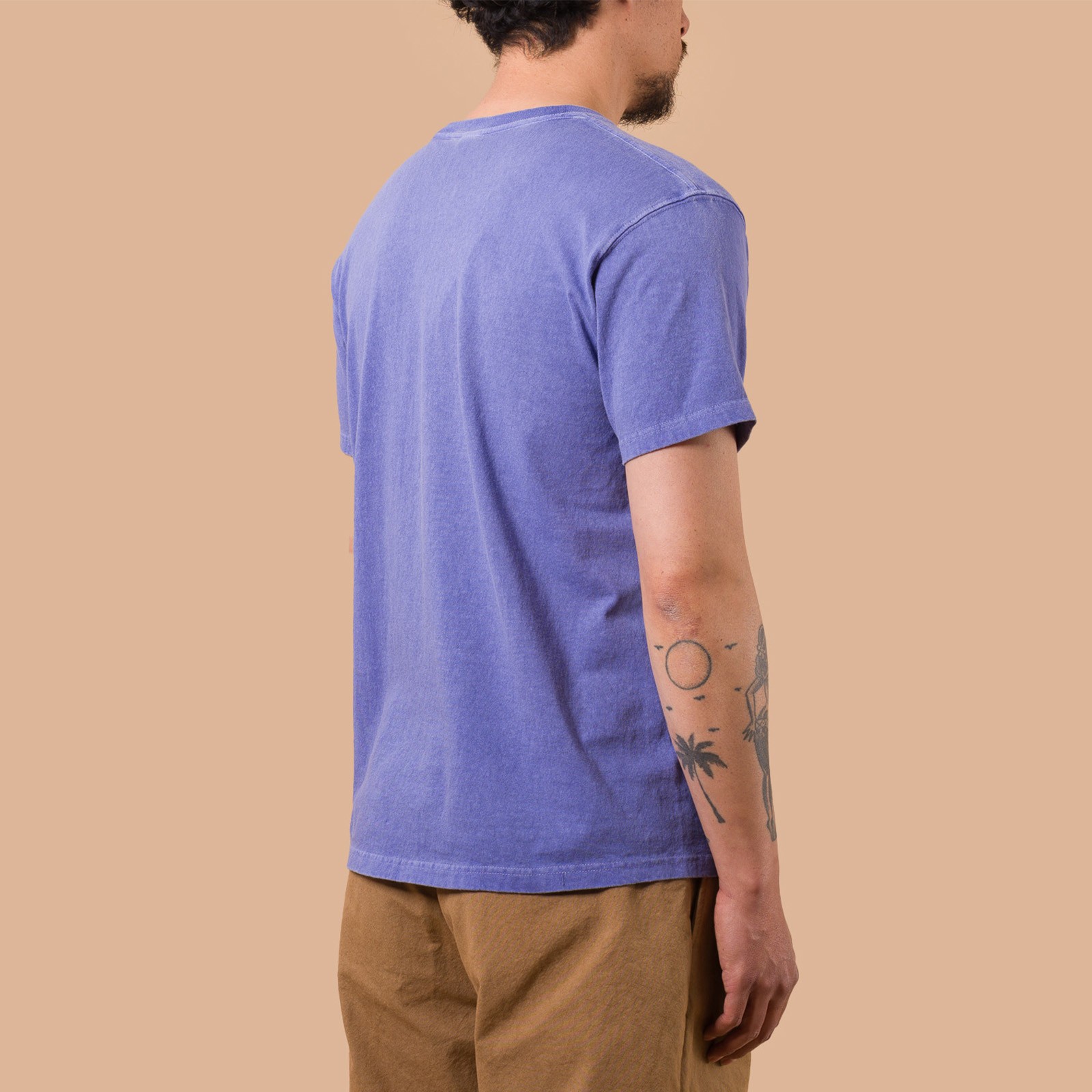 image flâneurs GOOD ON / Short Sleeve Crew T-Shirt P-Lt.Purple de dos