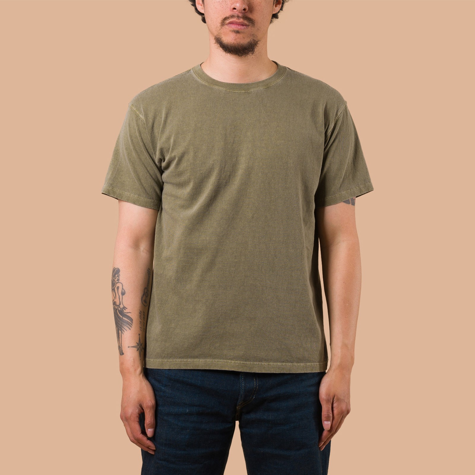 image flâneurs GOOD ON / Short Sleeve Crew T-Shirt P-Sage de face