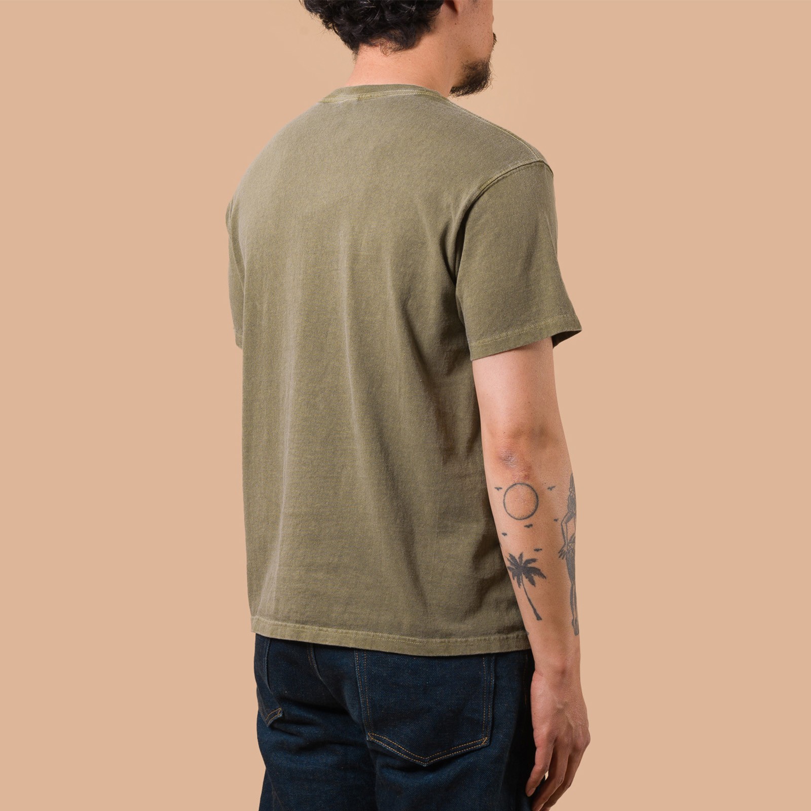 image flâneurs GOOD ON / Short Sleeve Crew T-Shirt P-Sage de dos