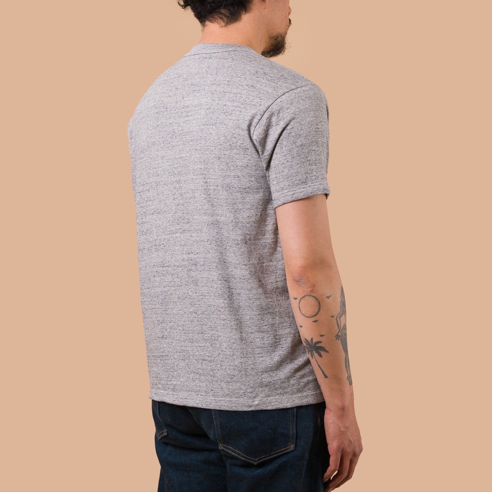 image flâneurs WHITESVILLE / 2-Pack Tubular T-Shirt Heather grey de dos