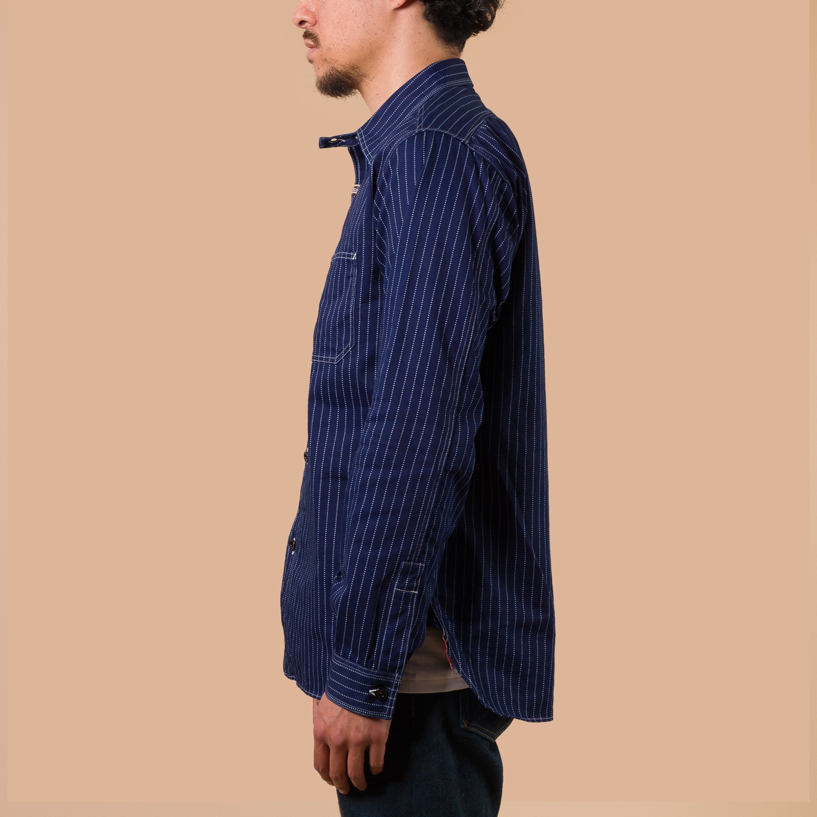 "Fiction Romance" 8.5oz Wabash Stripe Work Shirt