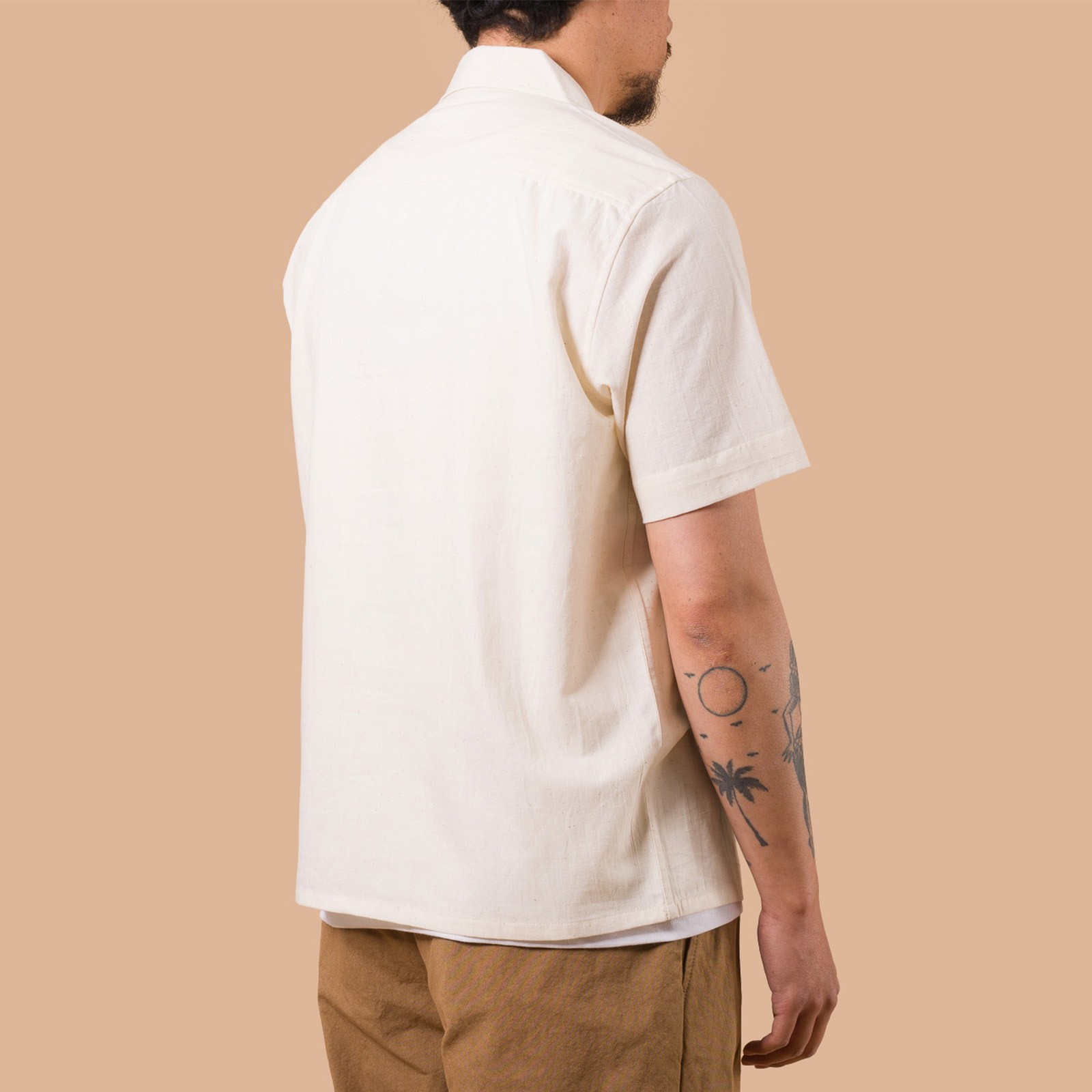KARDO x FLANEURS / S/S Shirt Khadi Handloom Natural
