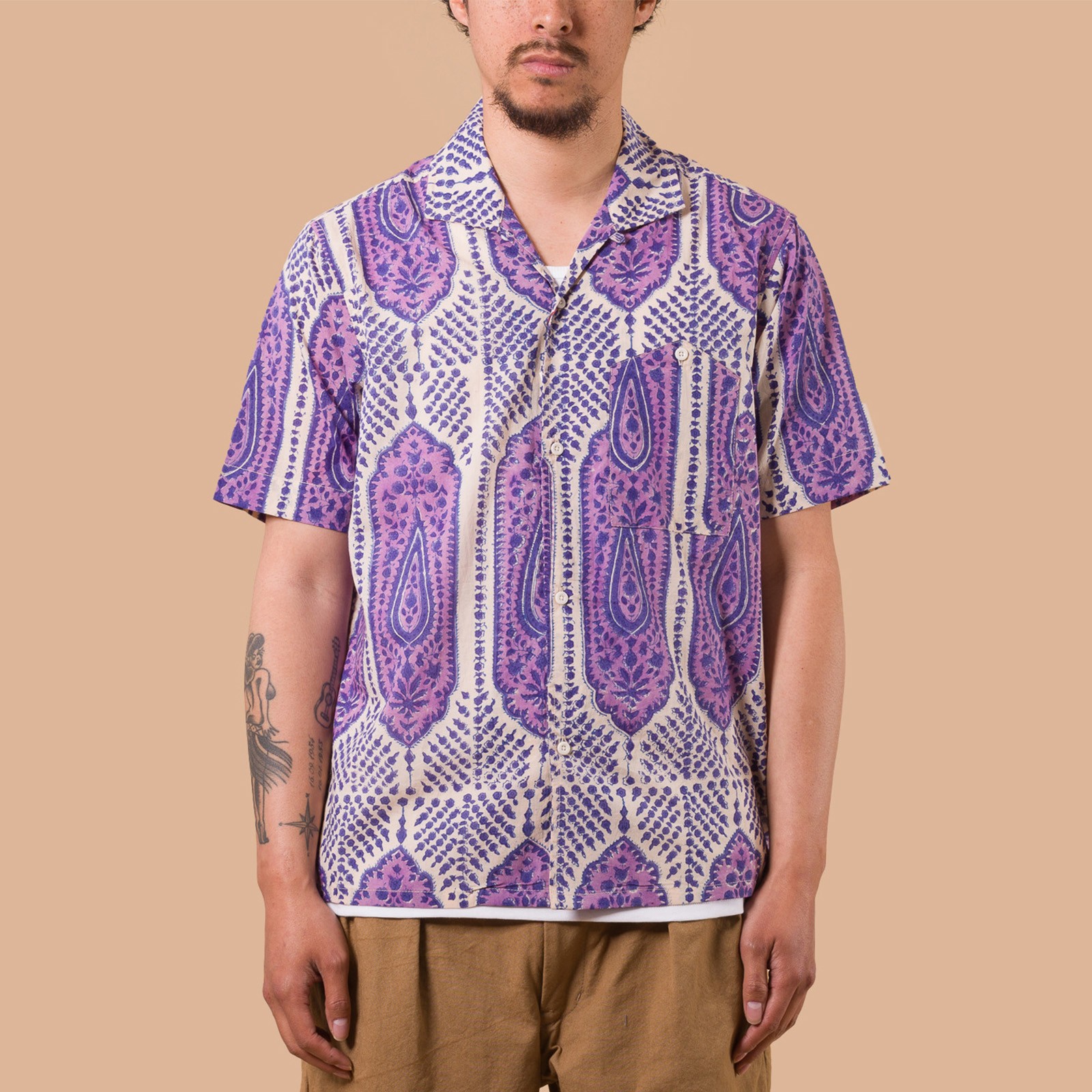 image flâneurs KARDO x FLANEURS / S/S Shirt BP05 de face