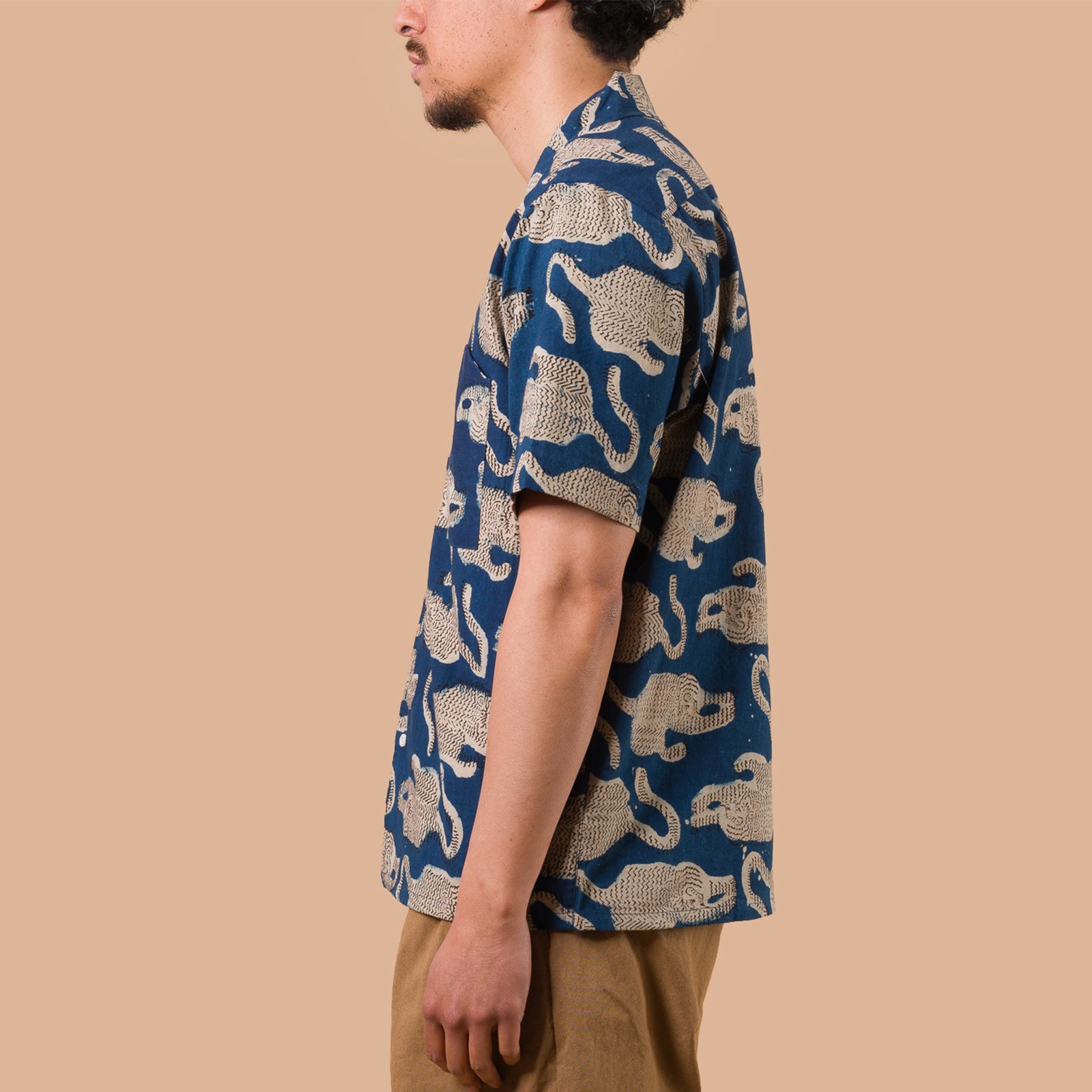 KARDO x FLÂNEURS / S/S Shirt BP69 Indigo/Black