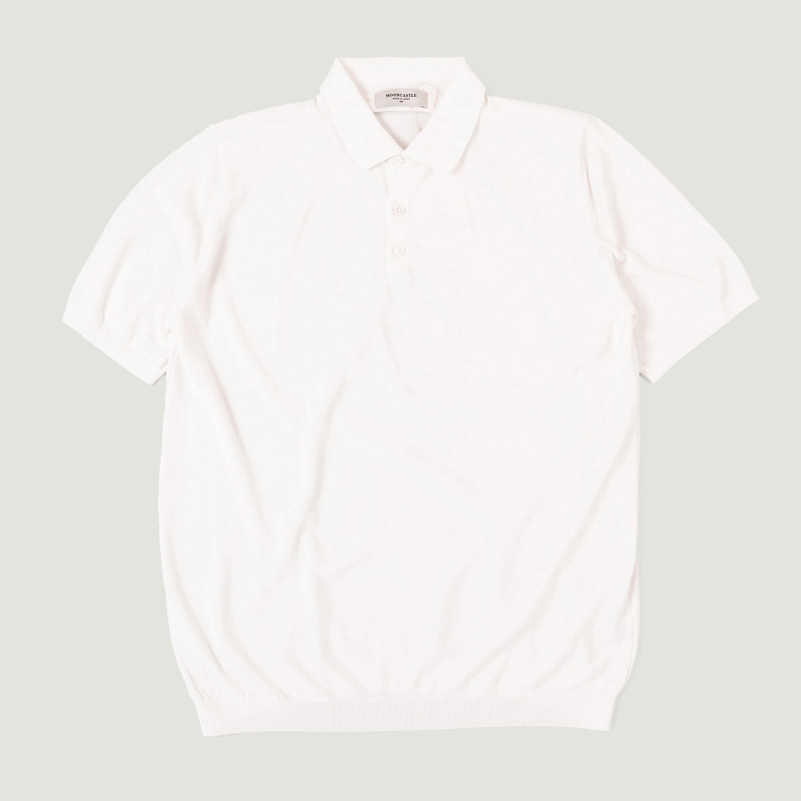 Ice Cotton Poloneck Off White