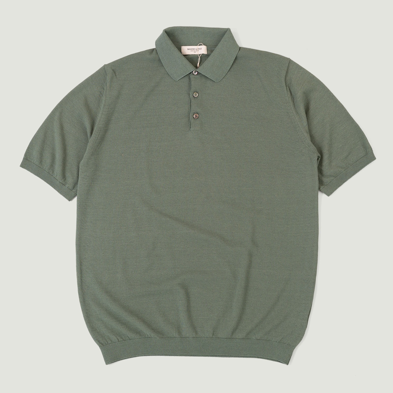 image flâneurs MOONCASTLE / Ice Cotton Poloneck Olive vignette