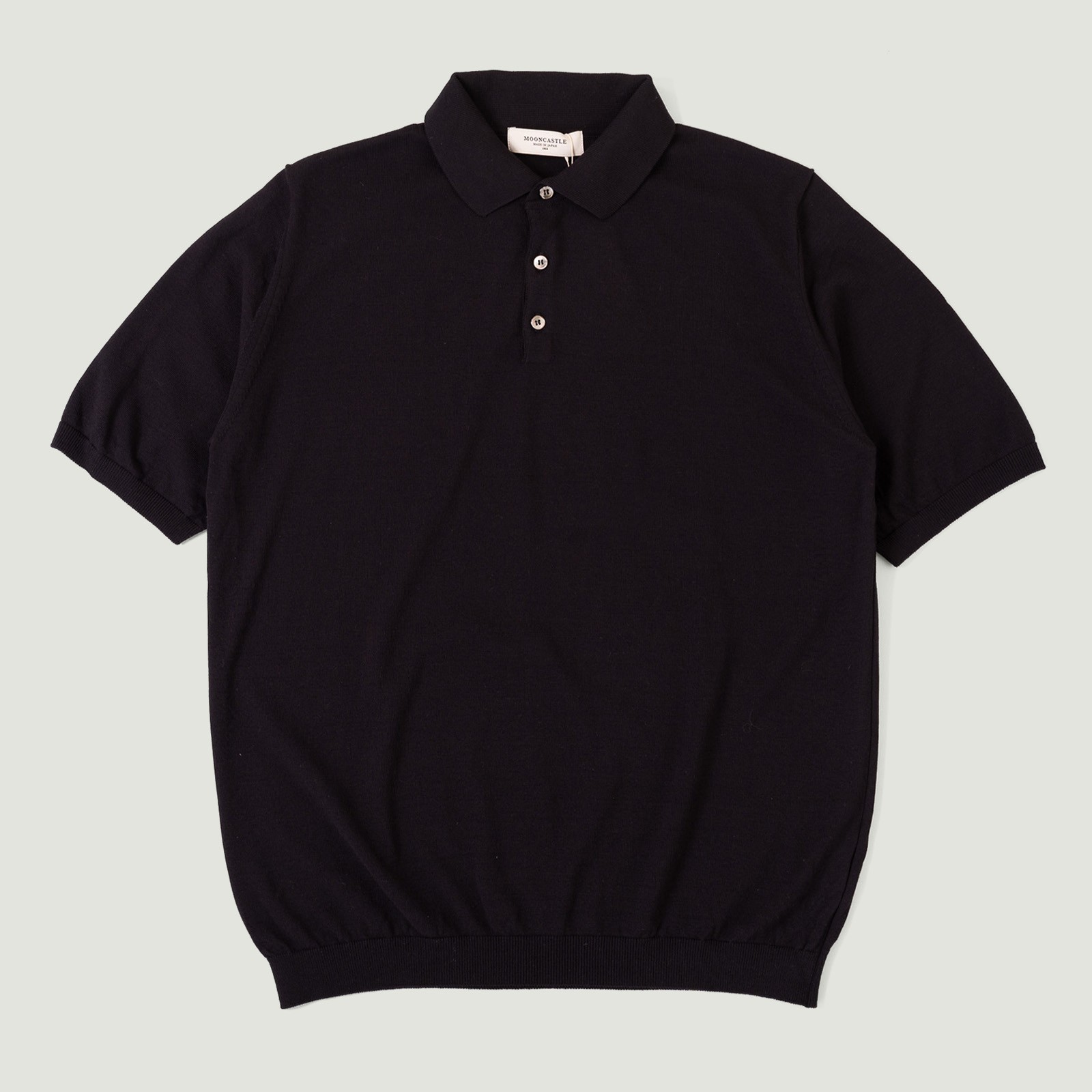 Ice Cotton Poloneck Black