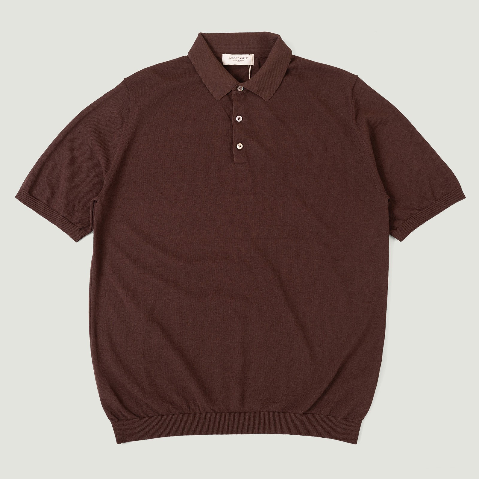 Ice Cotton Poloneck Brown