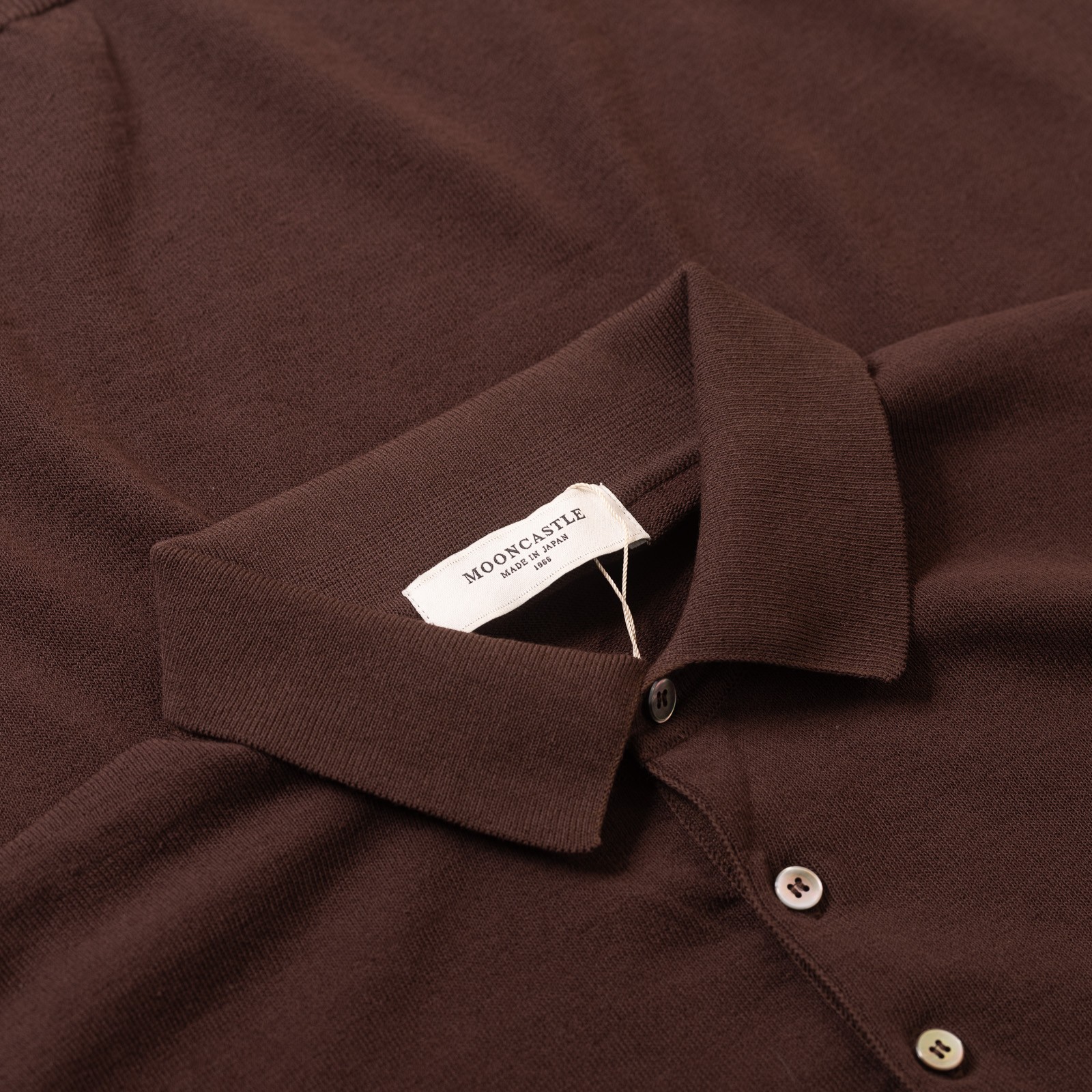 Ice Cotton Poloneck Brown