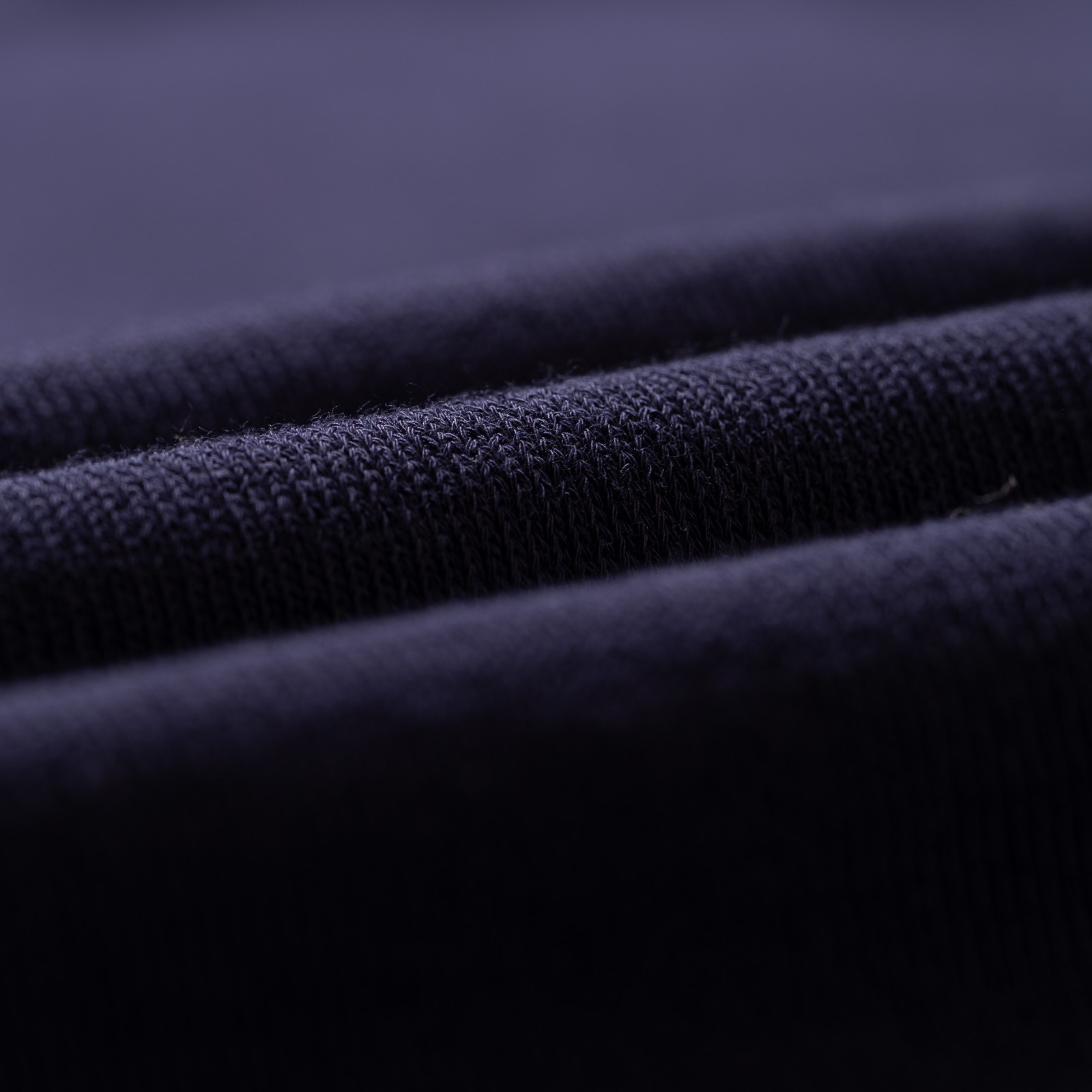 détail matière flâneurs pull Mooncastle  Ice Cotton Navy