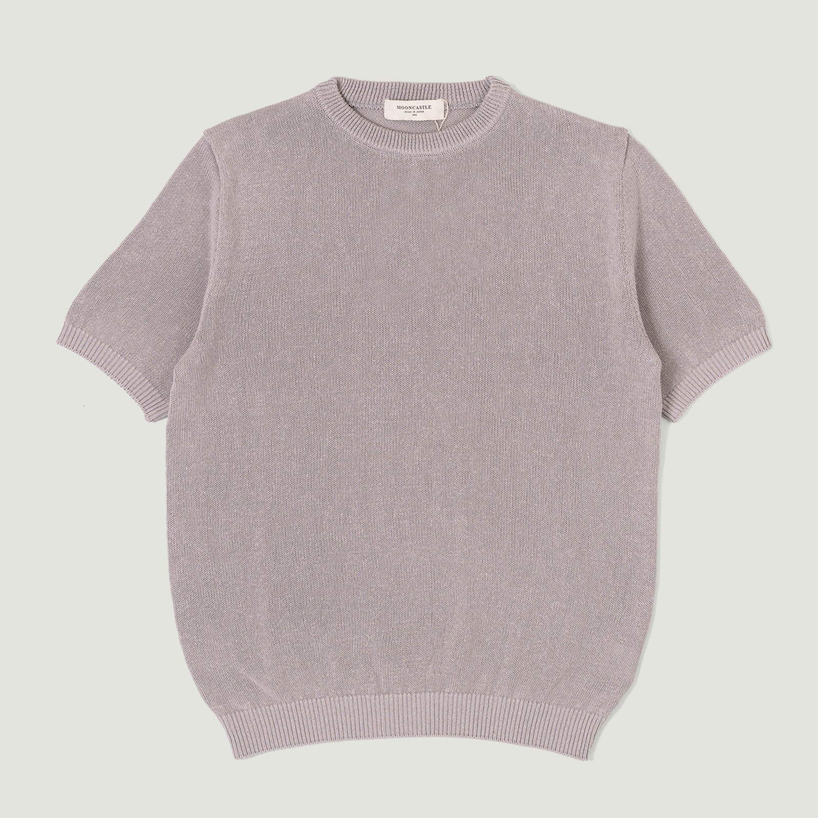 image flâneurs MOONCASTLE / Paper Silk Crewneck Light Gray vignette