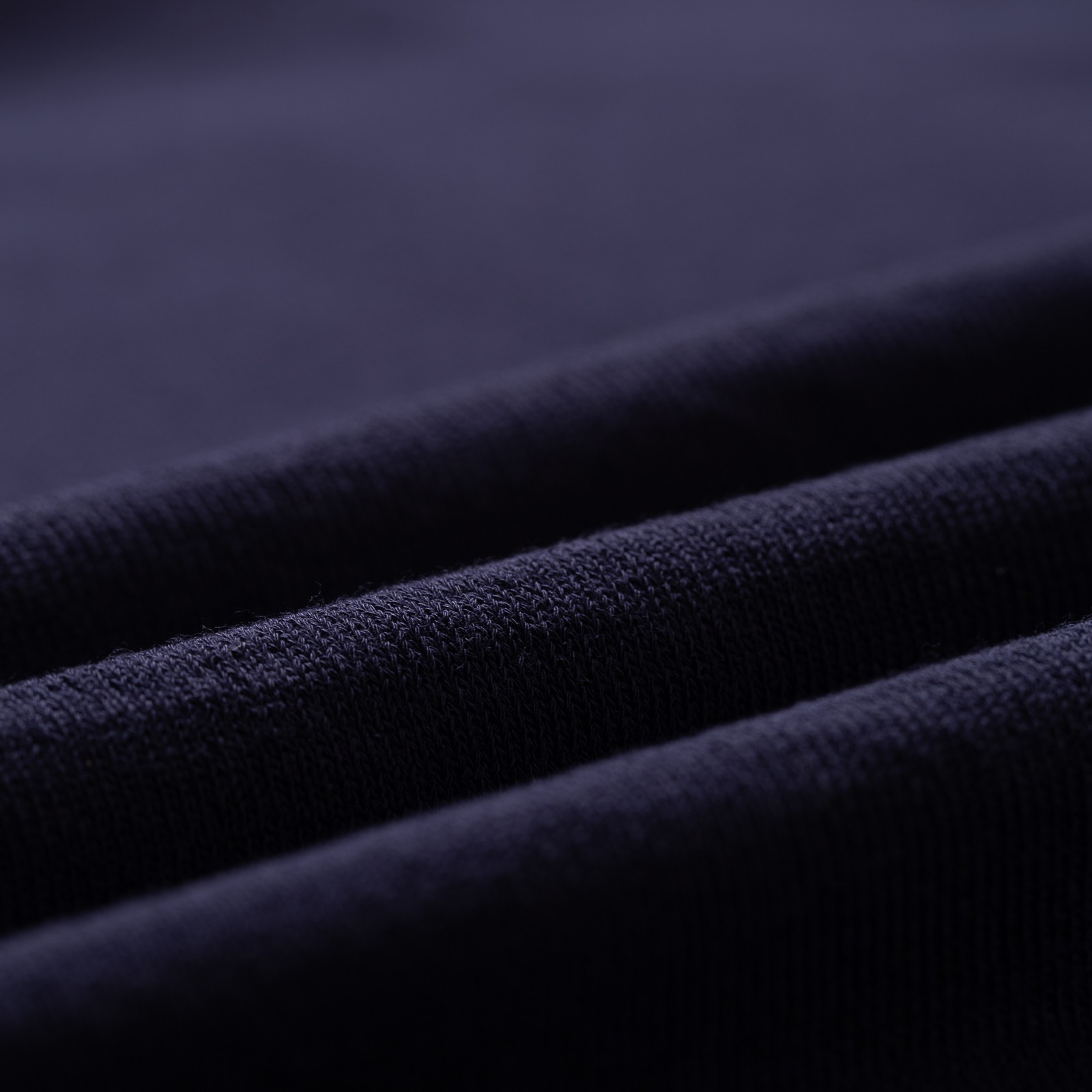 image flâneurs MOONCASTLE / Ice Cotton Relax Crewneck Navy détail matière