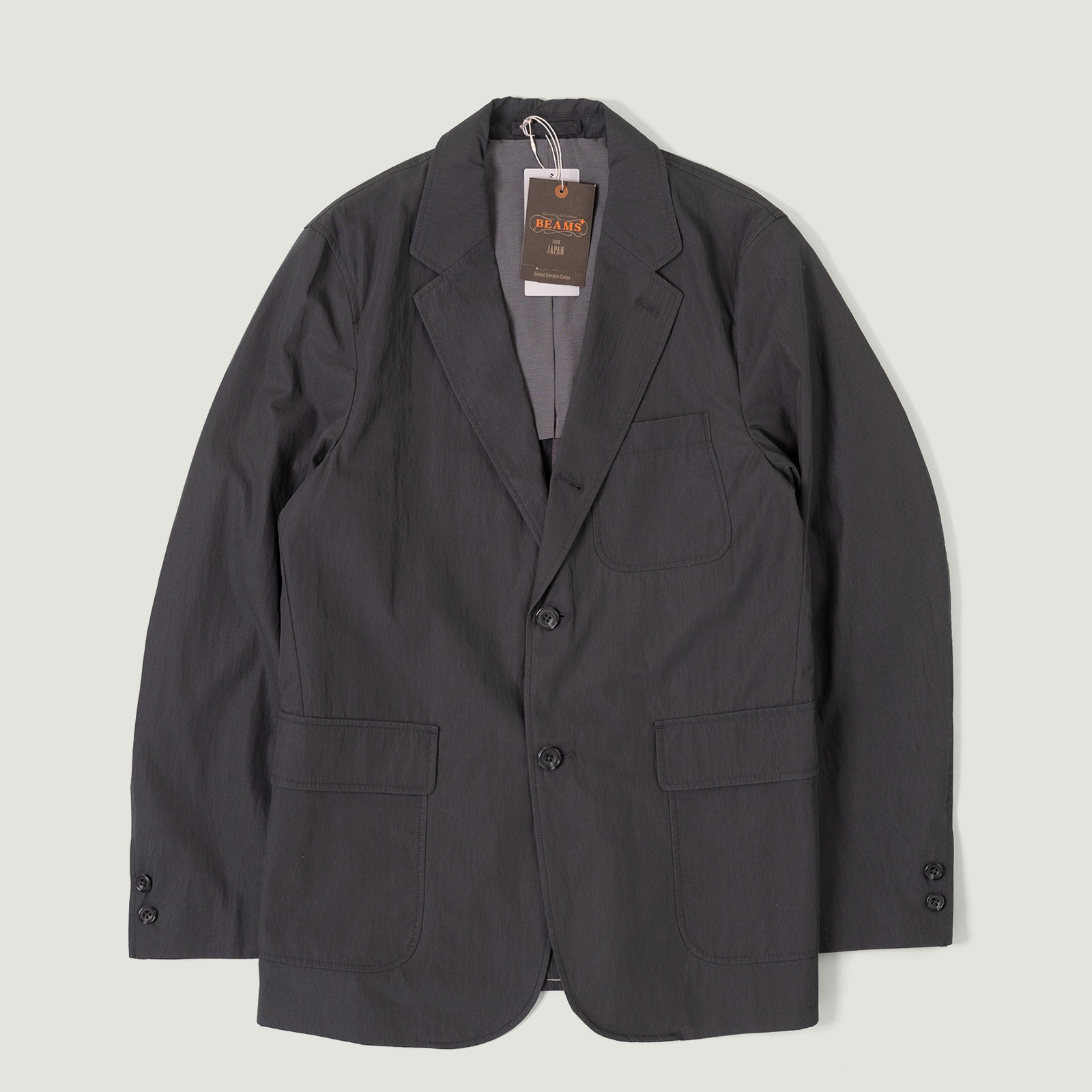 image flâneurs BEAMS PLUS / 3B Travel Jacket Comfort Cloth Charcoal vignette