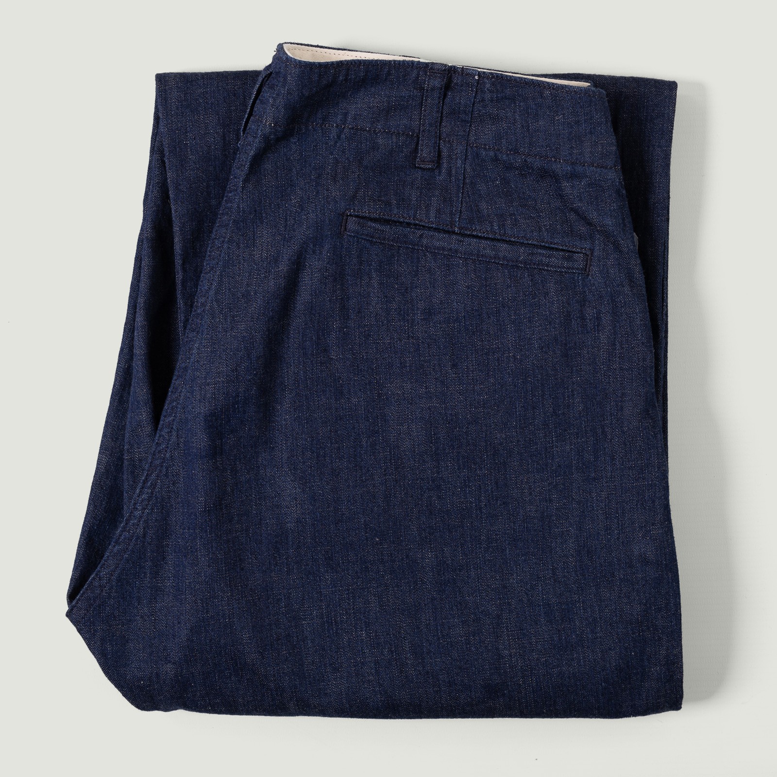 Image-Flâneurs_BEAMS PLUS / MIL Trousers Denim 8oz Indigo vignette