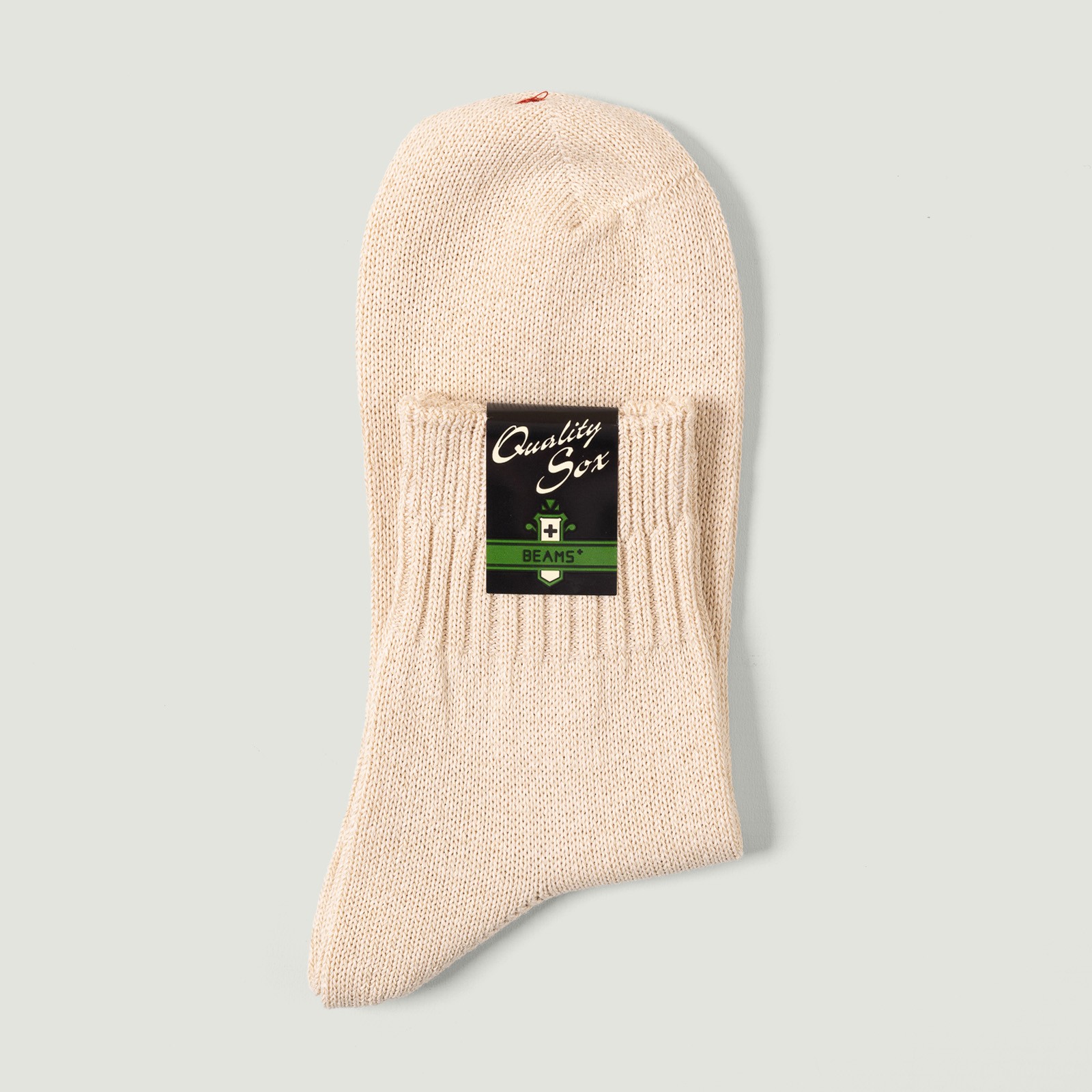 image flâneurs BEAMS PLUS / Washi Short Rib Socks Natural vignette