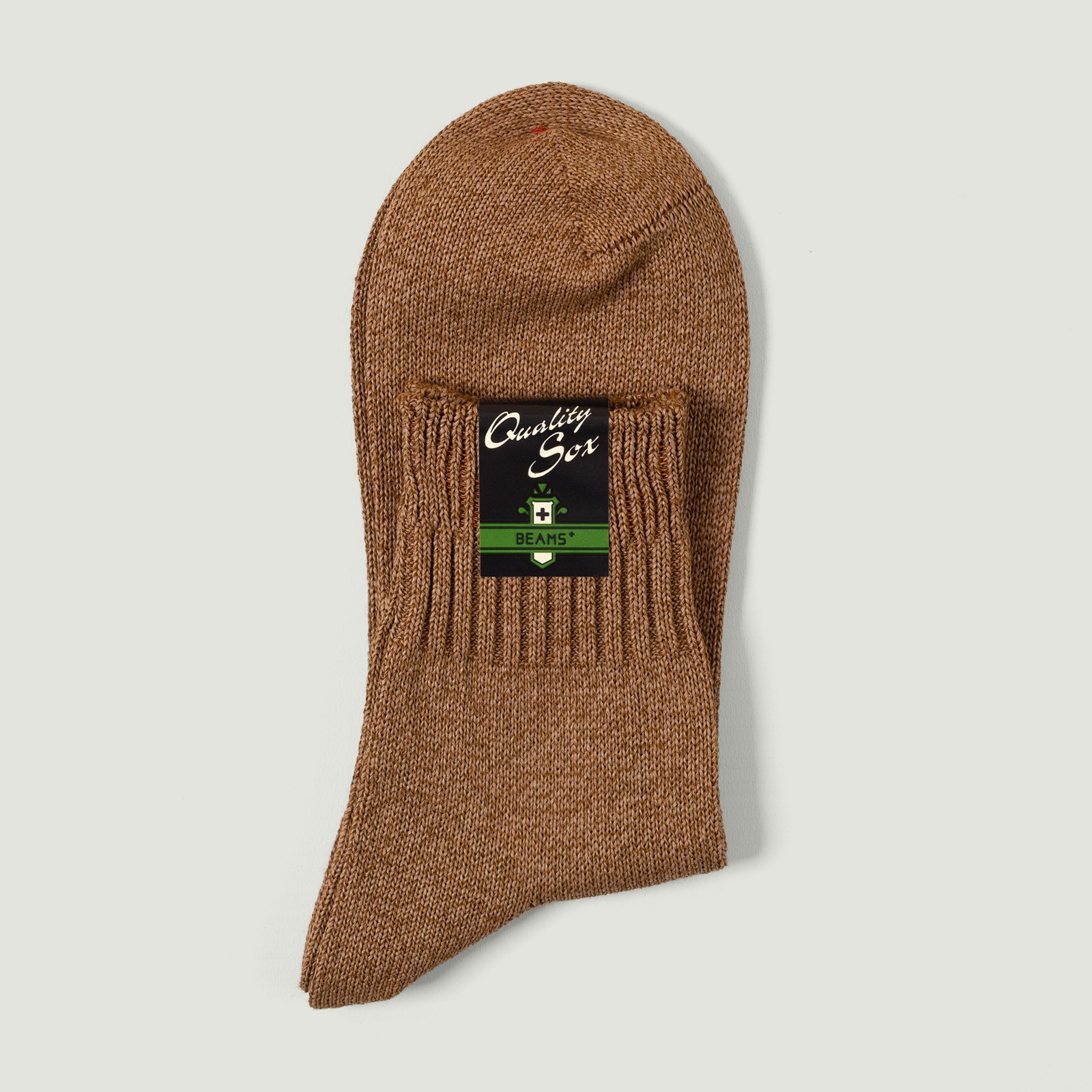 image flâneurs BEAMS PLUS / Washi Short Rib Socks Brown