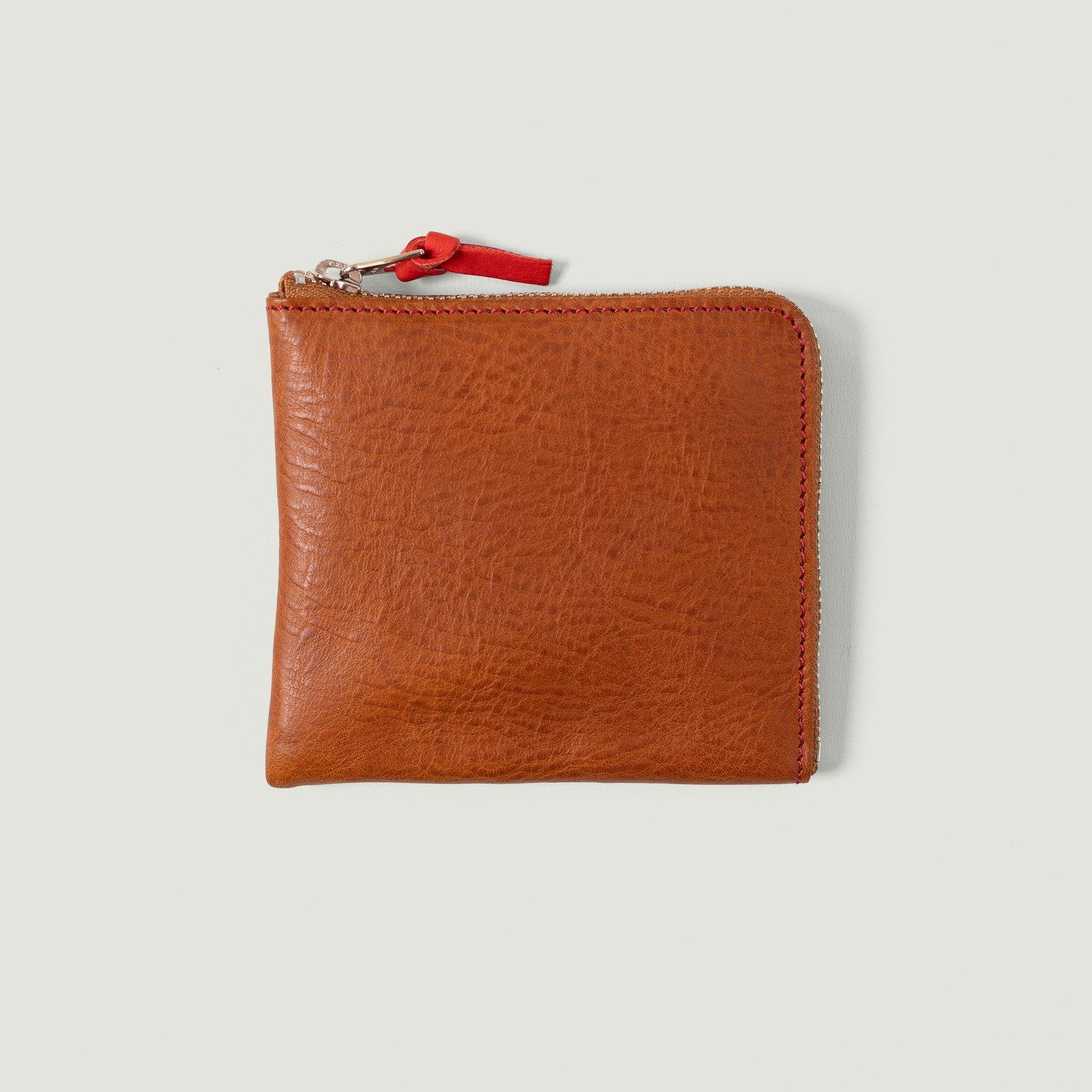 image flâneurs BEAMS PLUS / Double Zip Wallet Brown/Red vignette