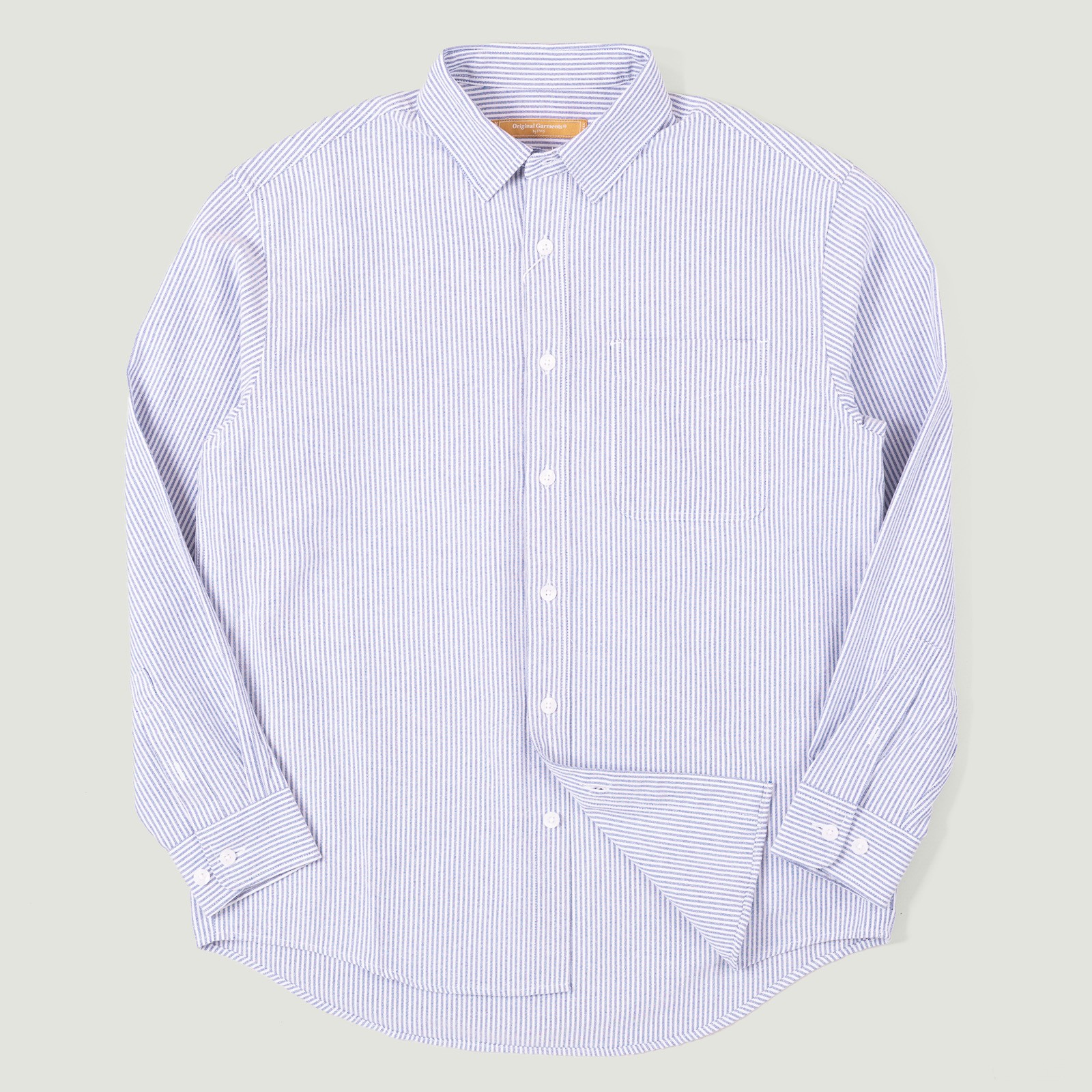 image flâneurs FRIZMWORKS / OG Stripe Oversized Shirt Blue vignette