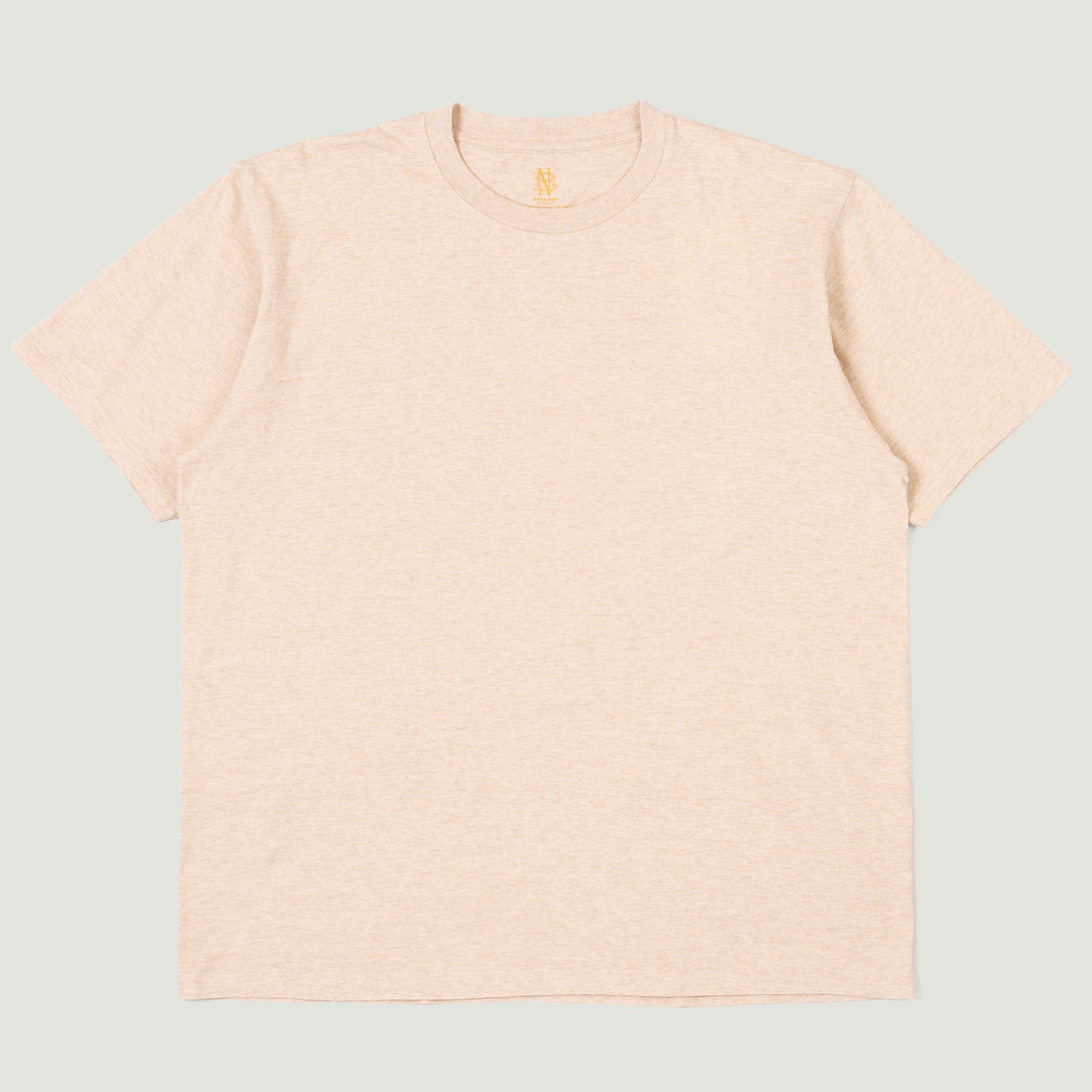 image-Flâneurs BATONER / Light Meriyasu T-Shirt Heather Beige vignette