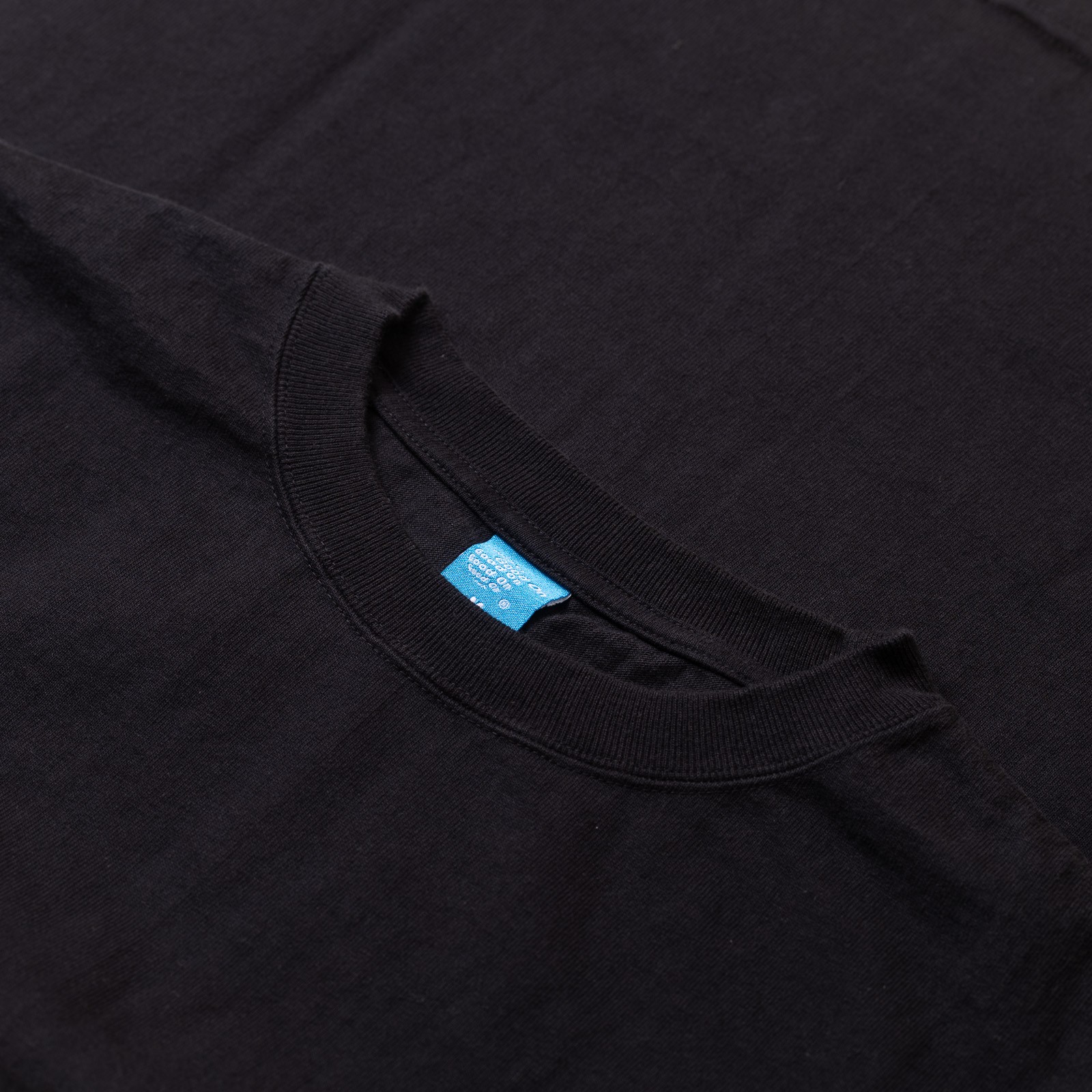 image flâneurs GOOD ON / S/S Heavy Crew Tee black détail col