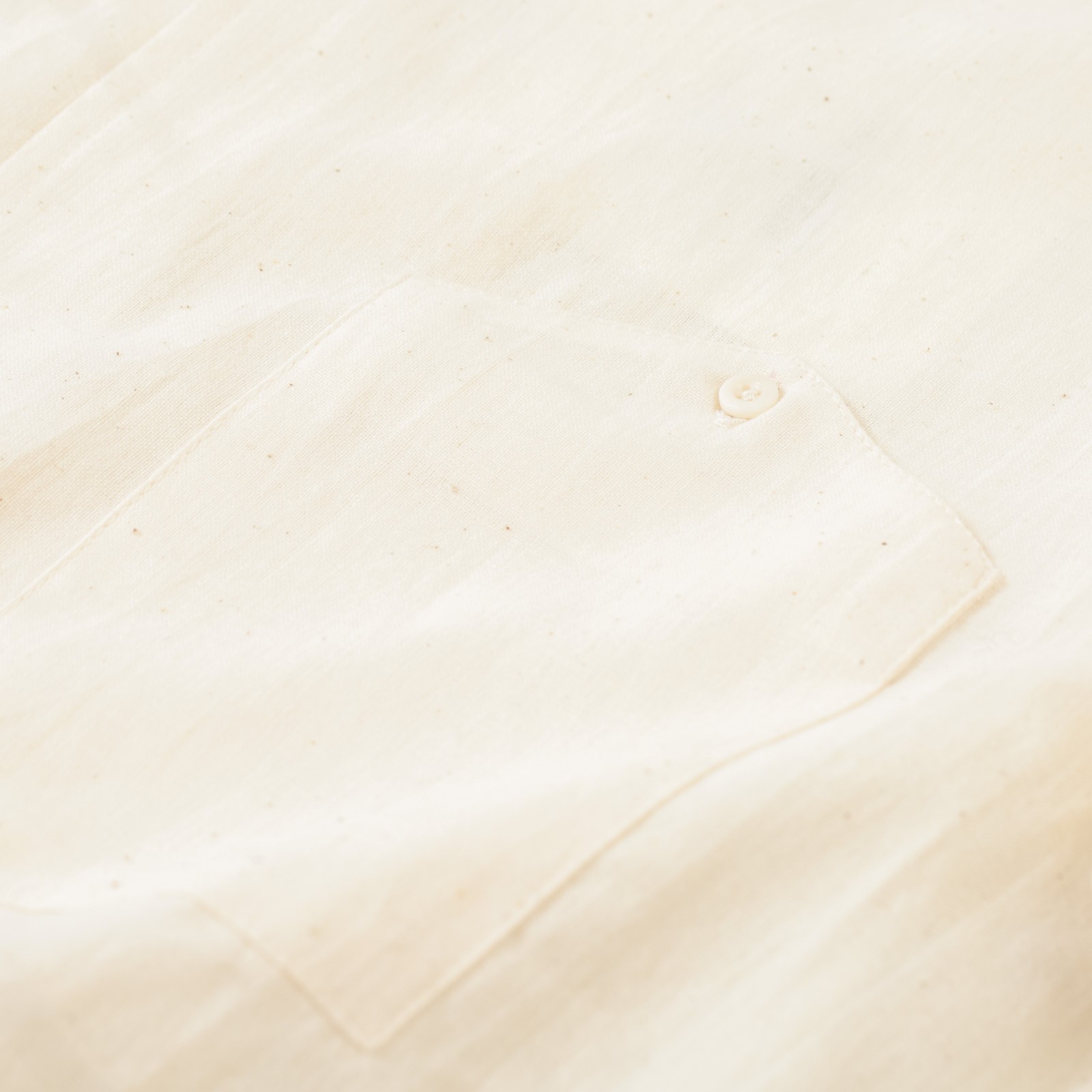 image flâneurs KARDO x FLANEURS  SS Shirt Khadi Handloom Natural détail  (4)