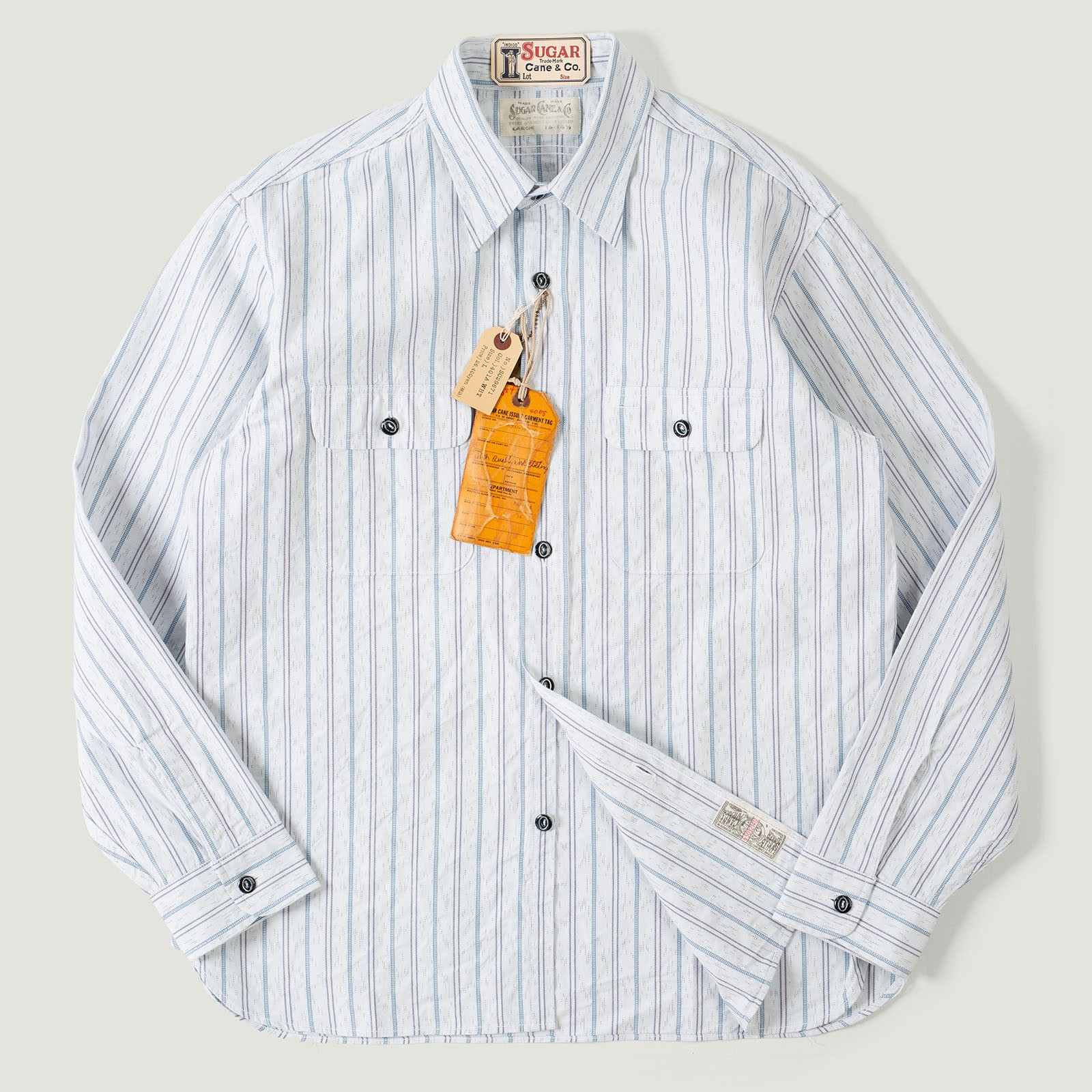 "Fiction Romance" 6oz Indigo Stripe Work Shirt