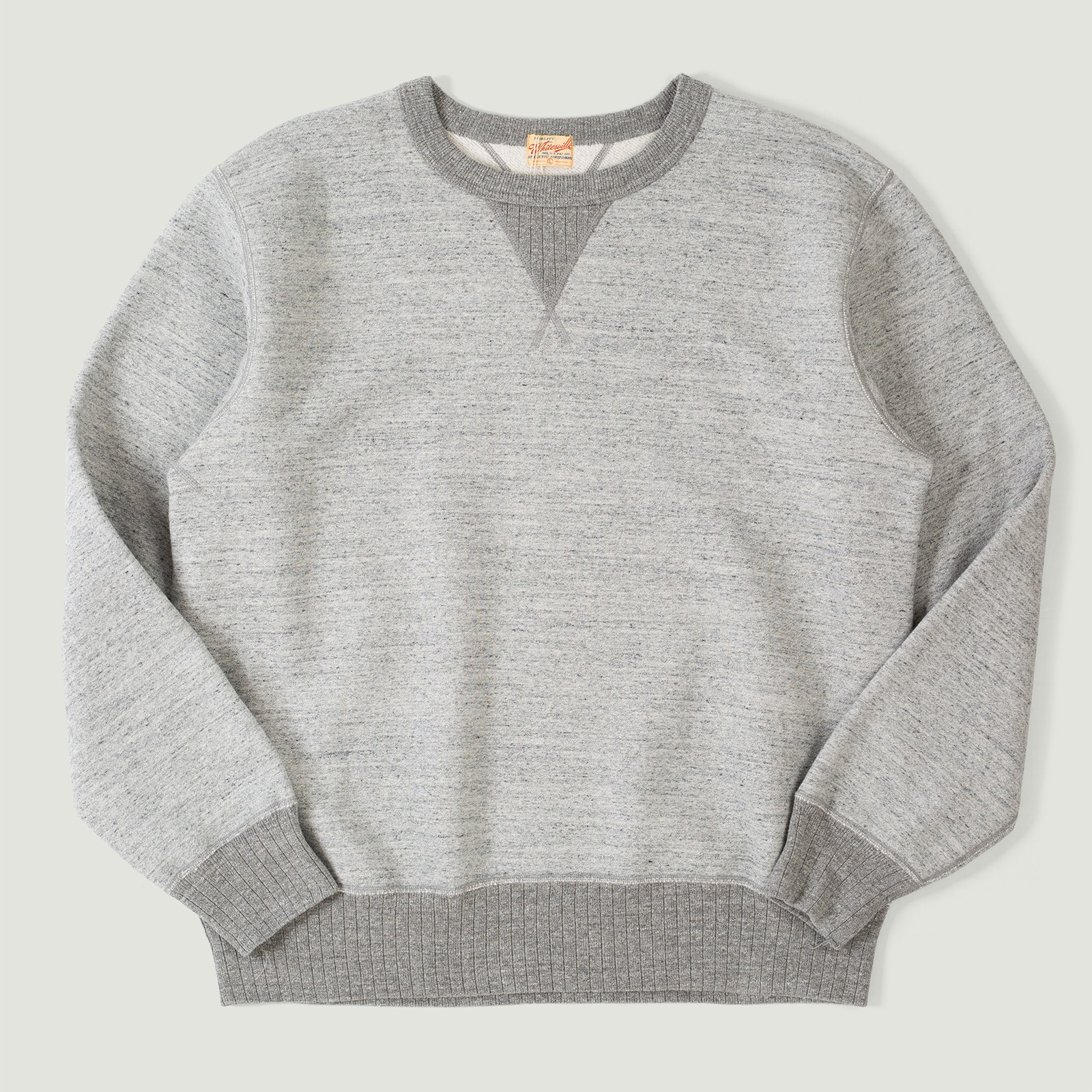 Vignettes flaneurs WHITESVILLE Heavy Loopwheel Sweatshirt Heather Gray