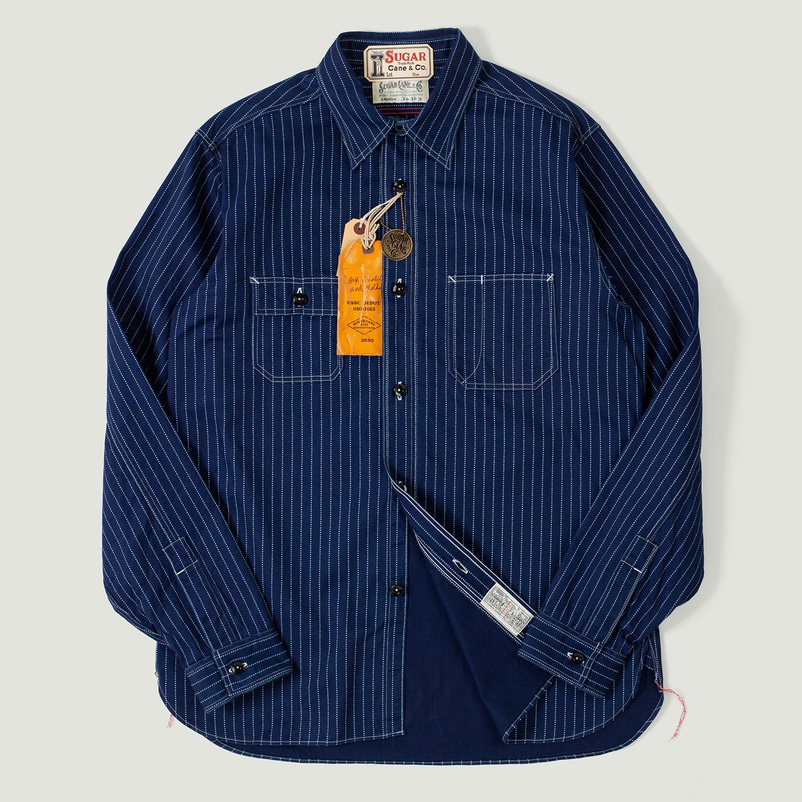 "Fiction Romance" 8.5oz Wabash Stripe Work Shirt
